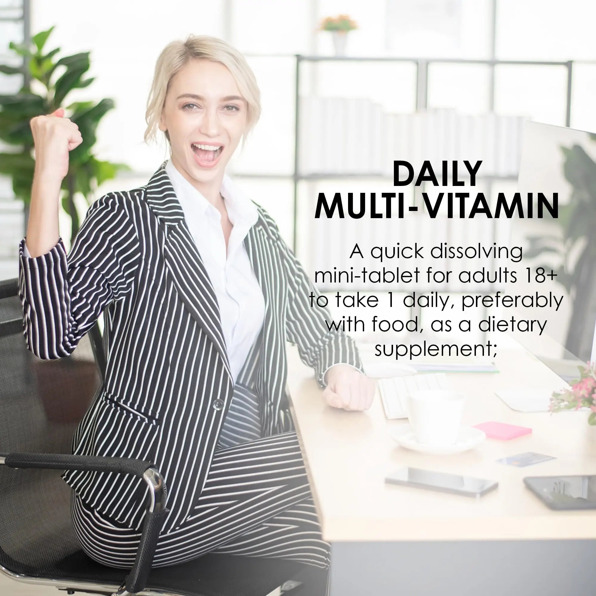 MASON NATURAL Mini Multi Vitamins, Vitamins A, C, D3, E, B1, B2, B3, B6, B12, Folate and Calcium for Overall Health, 1 Year Supply MASON NATURAL uk supplements