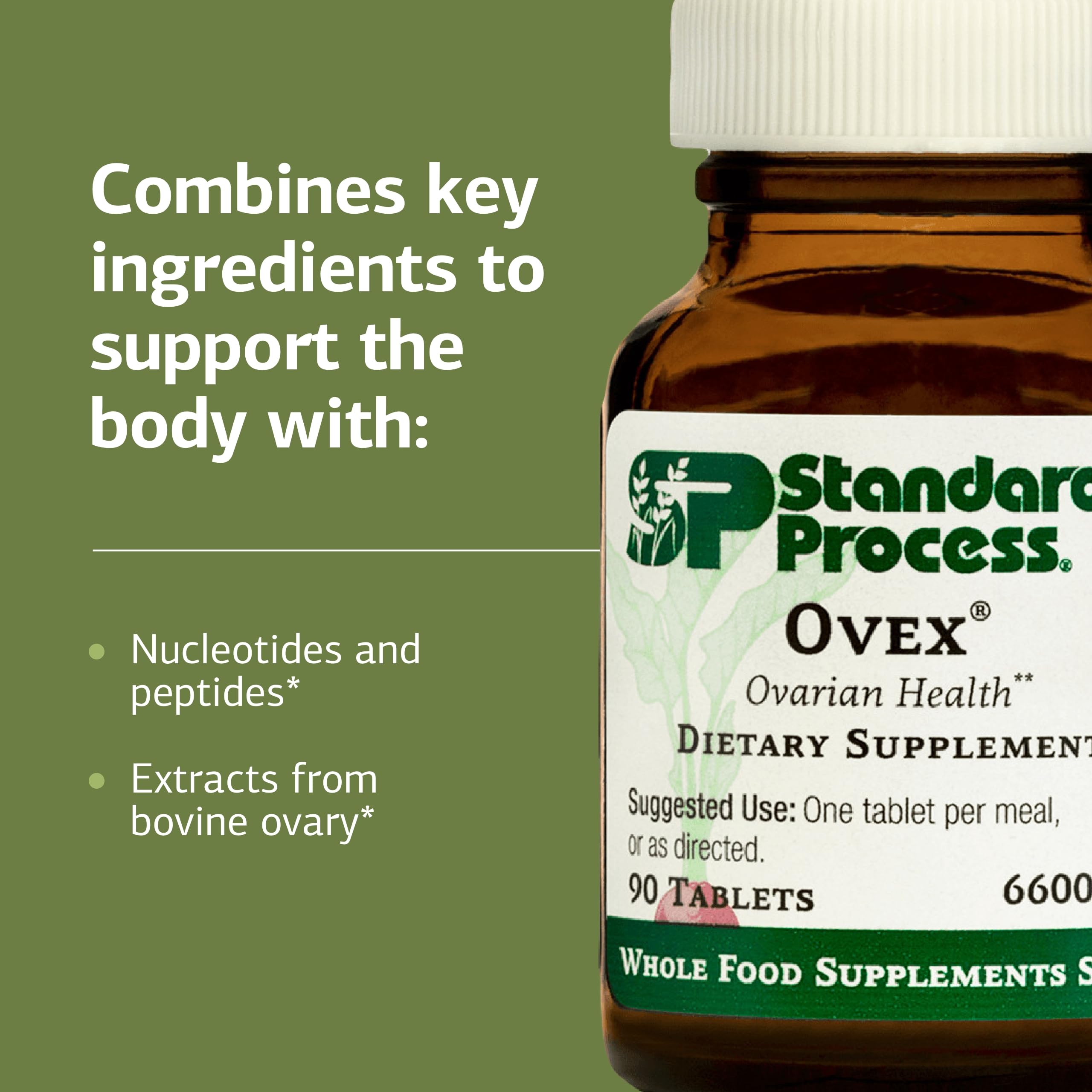 Standard Process Ovex - Daily Whole Food-Based Health Supplement - 90 Tablets (90 Servings) Standard Process Inc. uk supplements