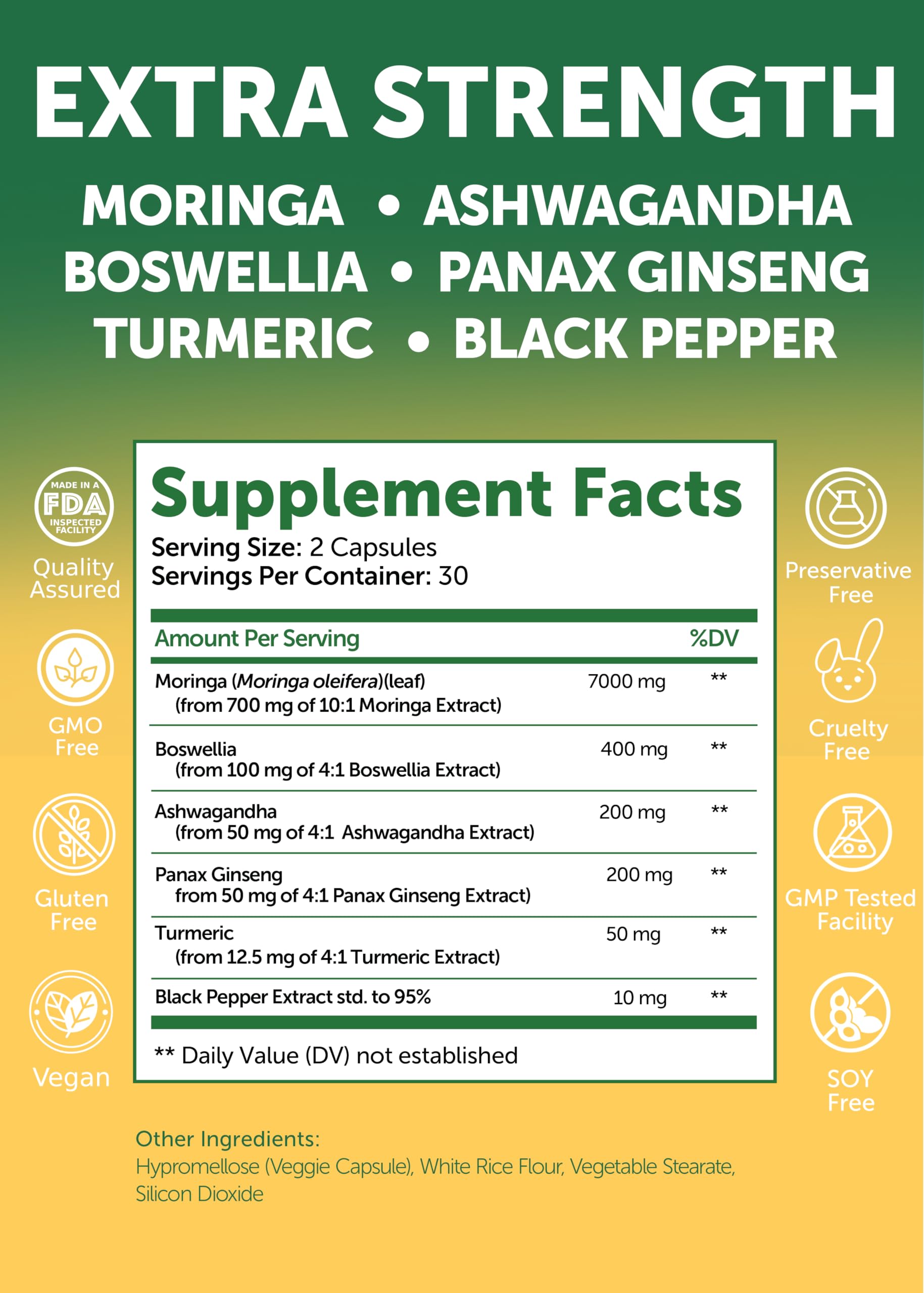 Lunakai USA Made Moringa & Sea Moss Capsules Bundle – 6-in-1 & 16-in-1 Advanced Blends – 60 Non-GMO Veggie Capsules Each Lunakai uk supplements