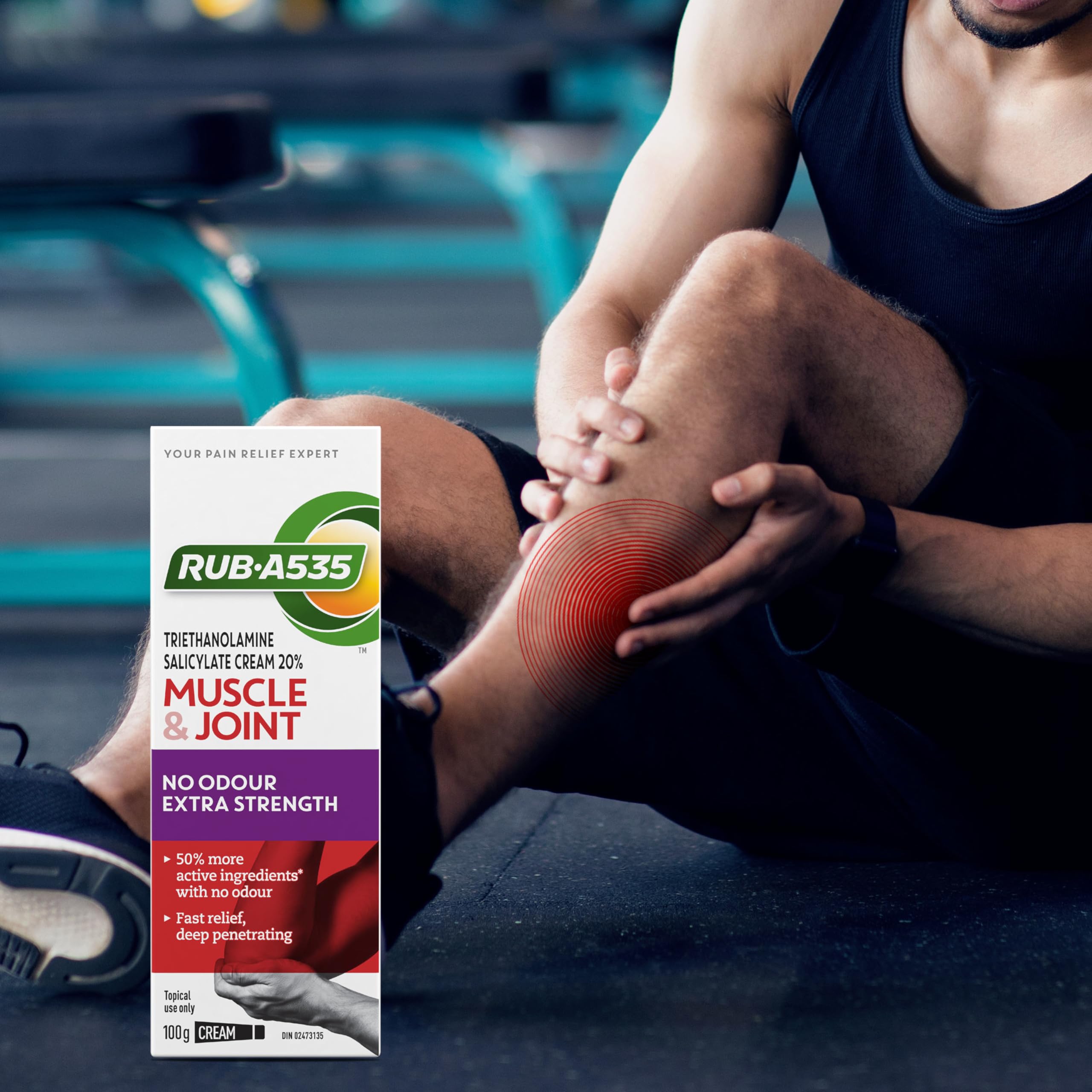 RUB A535 ULTRA STRENGTH NO ODOUR CREAM For Deep Penetrating Relief of Muscle, Joint & Arthritic Pain 100 g Rub A535 uk supplements