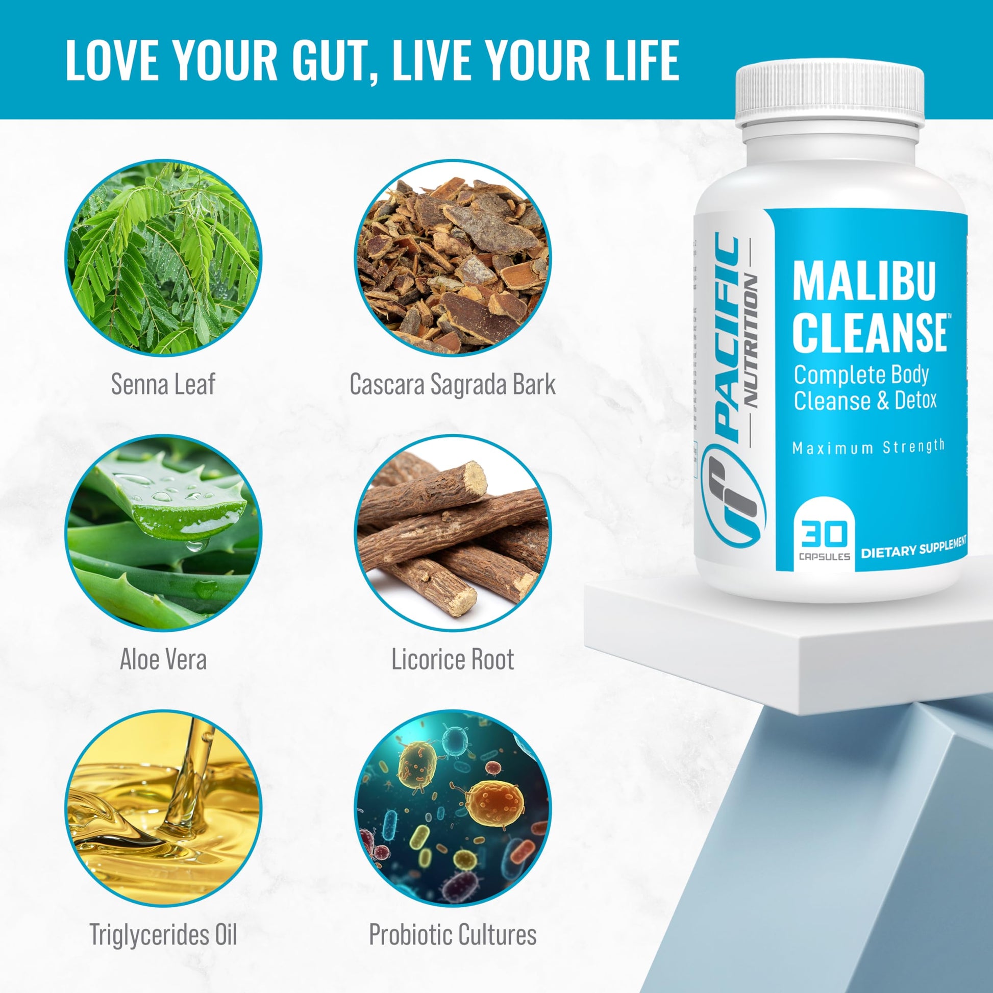 Pacific Nutrition Full Body Detox - Malibu Cleanse Complete Body & Intestinal Cleanse Pacific Nutrition uk supplements