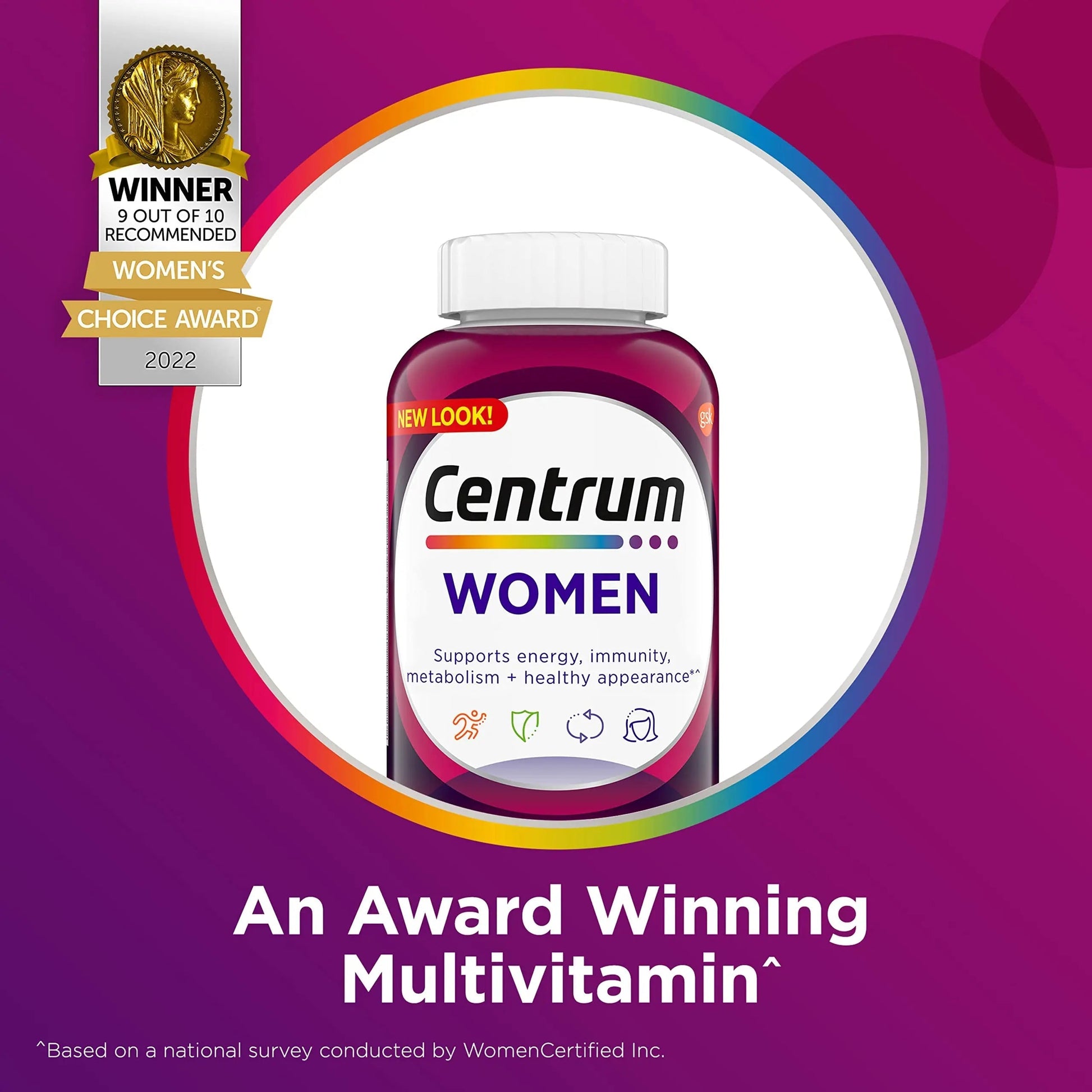 Centrum Multivitamin for Women, Multivitamin/Multimineral Supplement with Iron, Vitamin D3 Centrum uk supplements