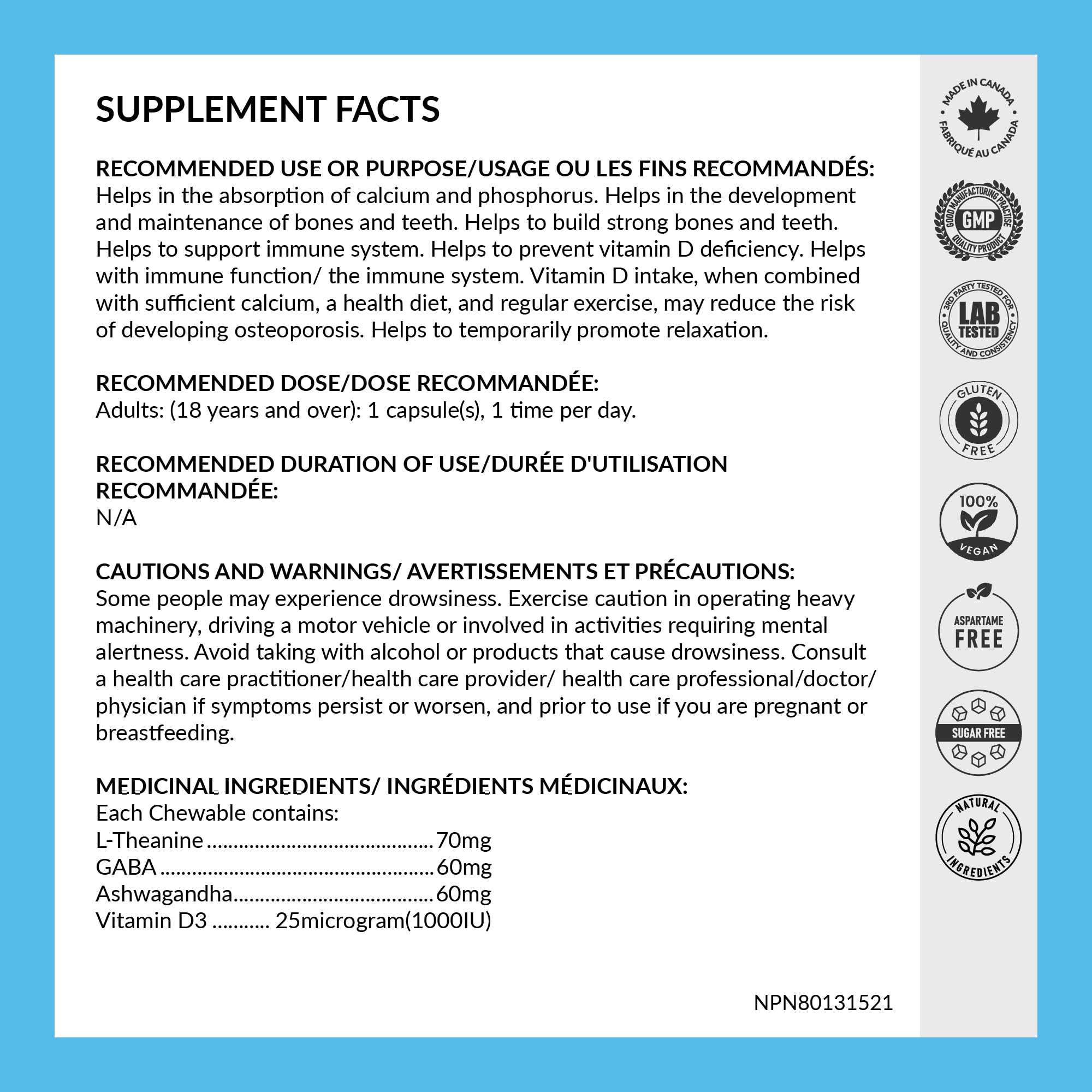 REJUVE+ Calm & Destress Nootropic Supplement – Brain Boost | L-Theanine, GABA, Ashwagandha, Vitamin D | Natural Stress Relief & Relaxation | Sleep Enhancer | Mood Enhancer | Honey Vanilla Flavor (1) REJUVE+ uk supplements