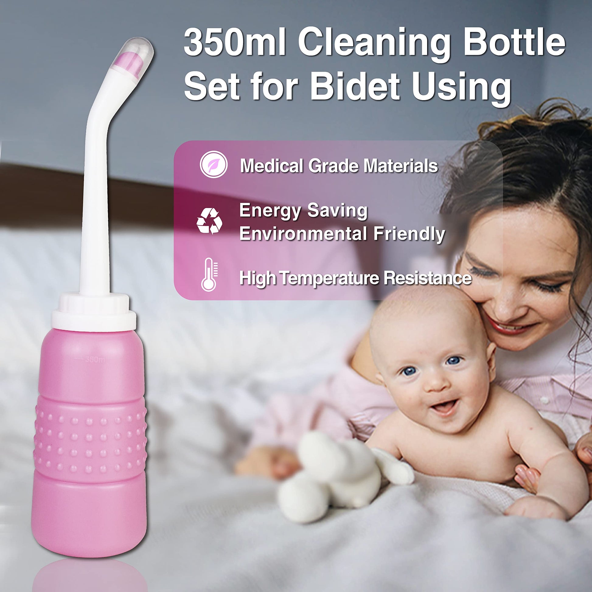 TopQuaFocus 12oz Perineal Bottle for Postpartum Care Portable Travel Peri Sprayer Bidet Postpartum TopQuaFocus uk supplements