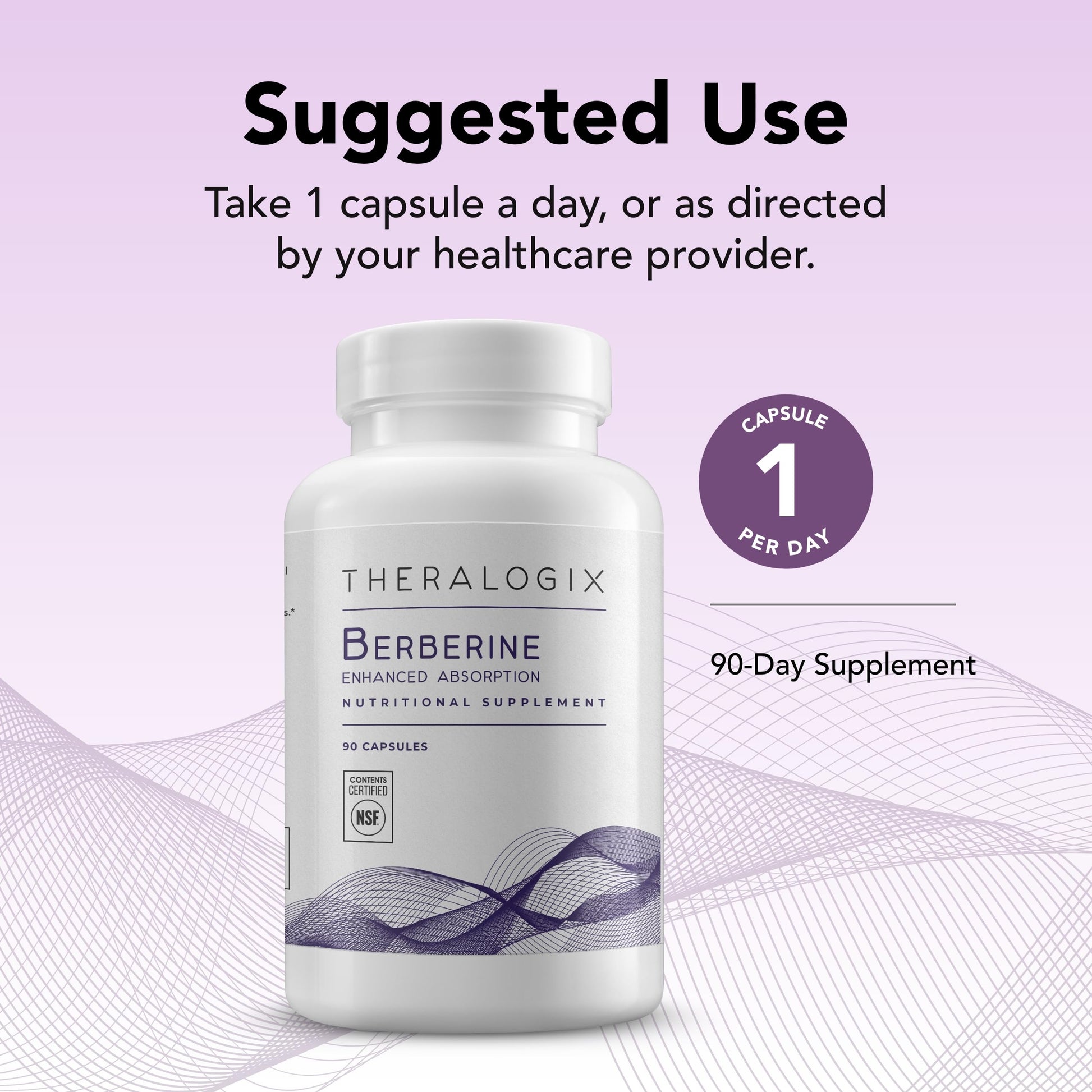 Theralogix Berberine Enhanced Absorption - 90-Day Supply - Made with Berberine Theralogix uk supplements