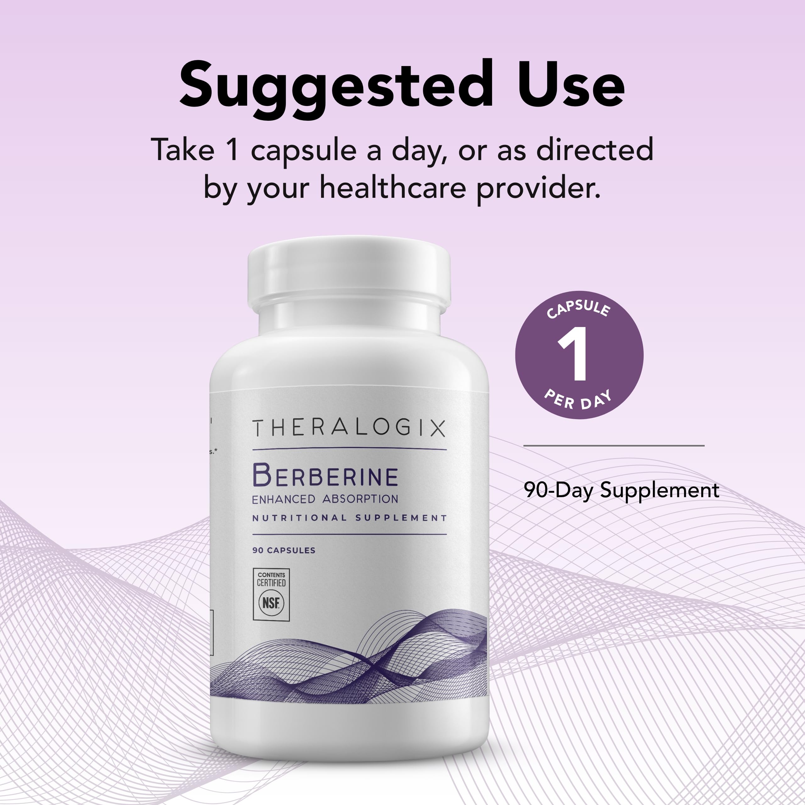 Theralogix Berberine Enhanced Absorption - 90-Day Supply - Made with Berberine Theralogix uk supplements