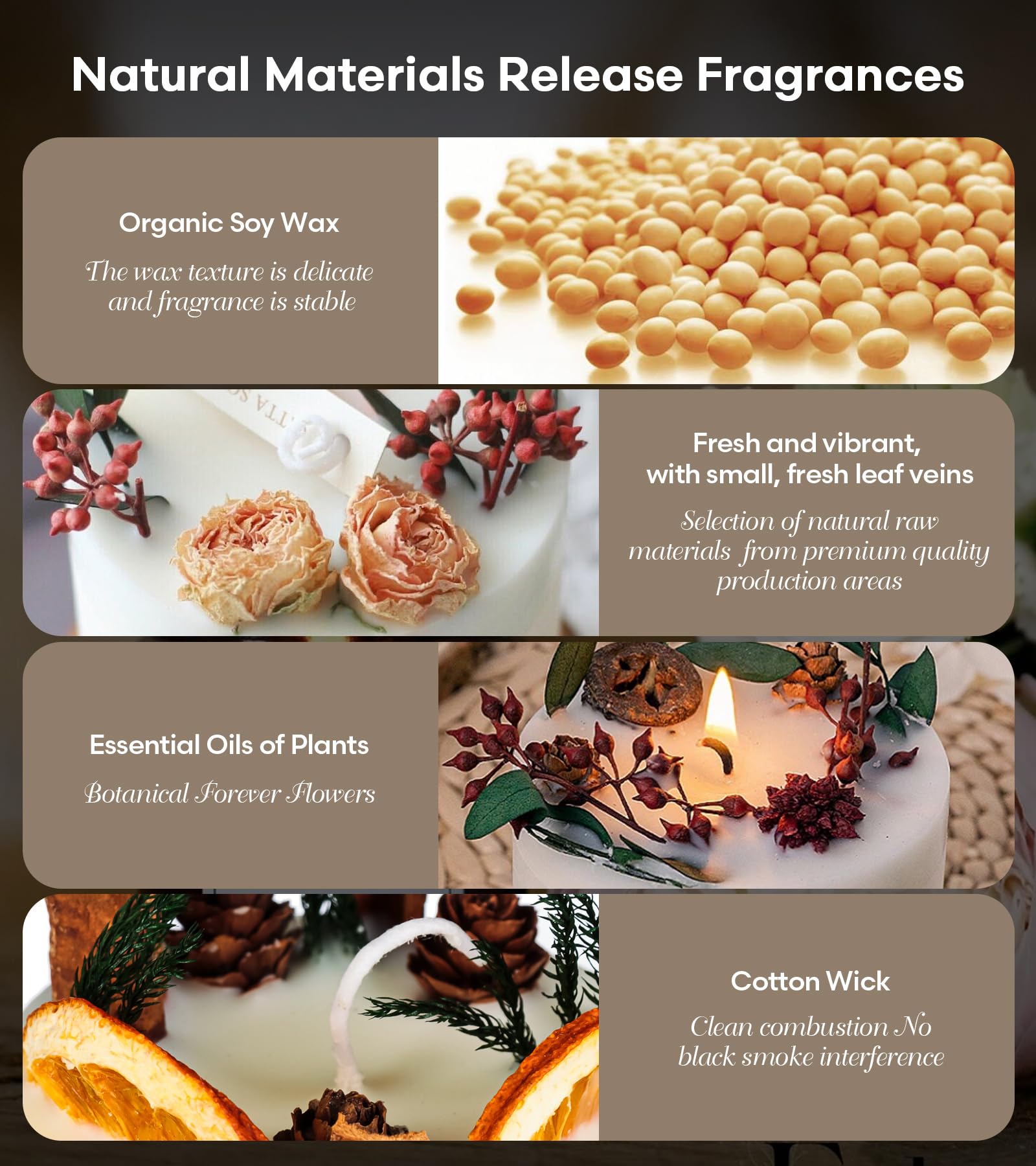 Candles Clearance | Eucalyptus & Orange Aromatherapy Candles | 10 oz Scented Candles Homarom uk supplements