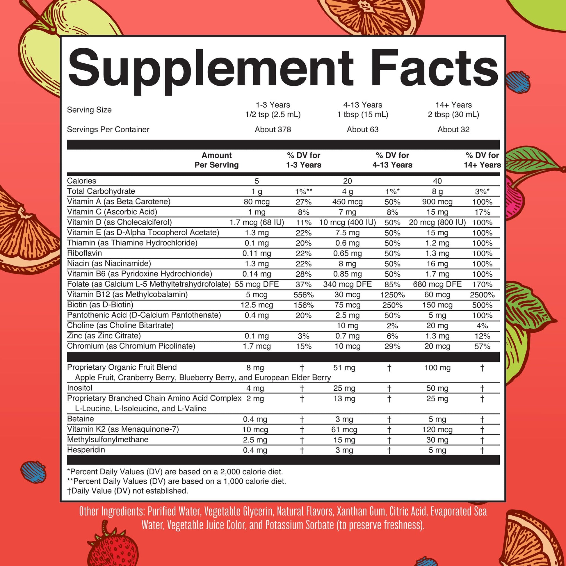 MaryRuth Organics Liquid Morning Multivitamin Essentials+ | Vitamin A C D E B6 B12 Biotin Zinc, Mens Womens Multivitamin, Immune Support, Beauty | Sugar Free | Vitamins for Ages 1+ | Vegan | 32 Fl Oz MARYRUTH'S uk supplements