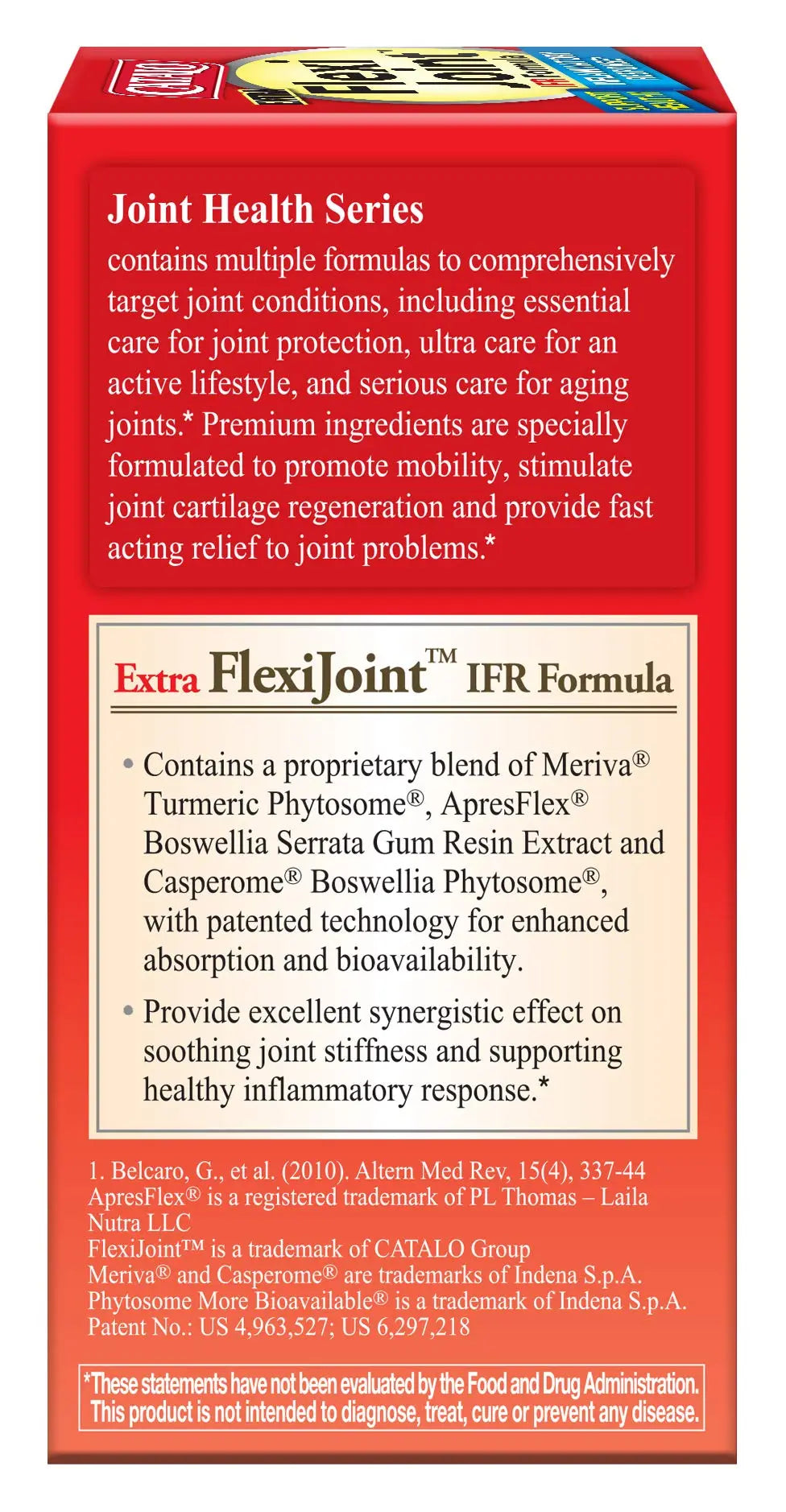 CATALO Extra FlexiJoint IFR Formula – with Meriva Turmeric Phytosome, ApresFlex & Casperome Boswellia – 60 Capsules CATALO uk supplements