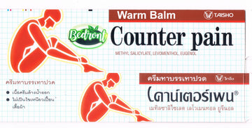 Bedront Counter Pain Warm Balm 120G for Massage and Relaxation, Sports Activity Bedront uk supplements