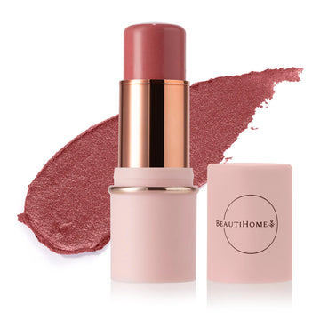 BeautiHome Blush Stick for Cheeks & Lips Multistick Cream Blush- Easy to Apply & Blend- Infused with Nourishing Ingredients for your Skin Compact Travel Size Makeup (Misty Rose, Small) BeautiHome uk supplements