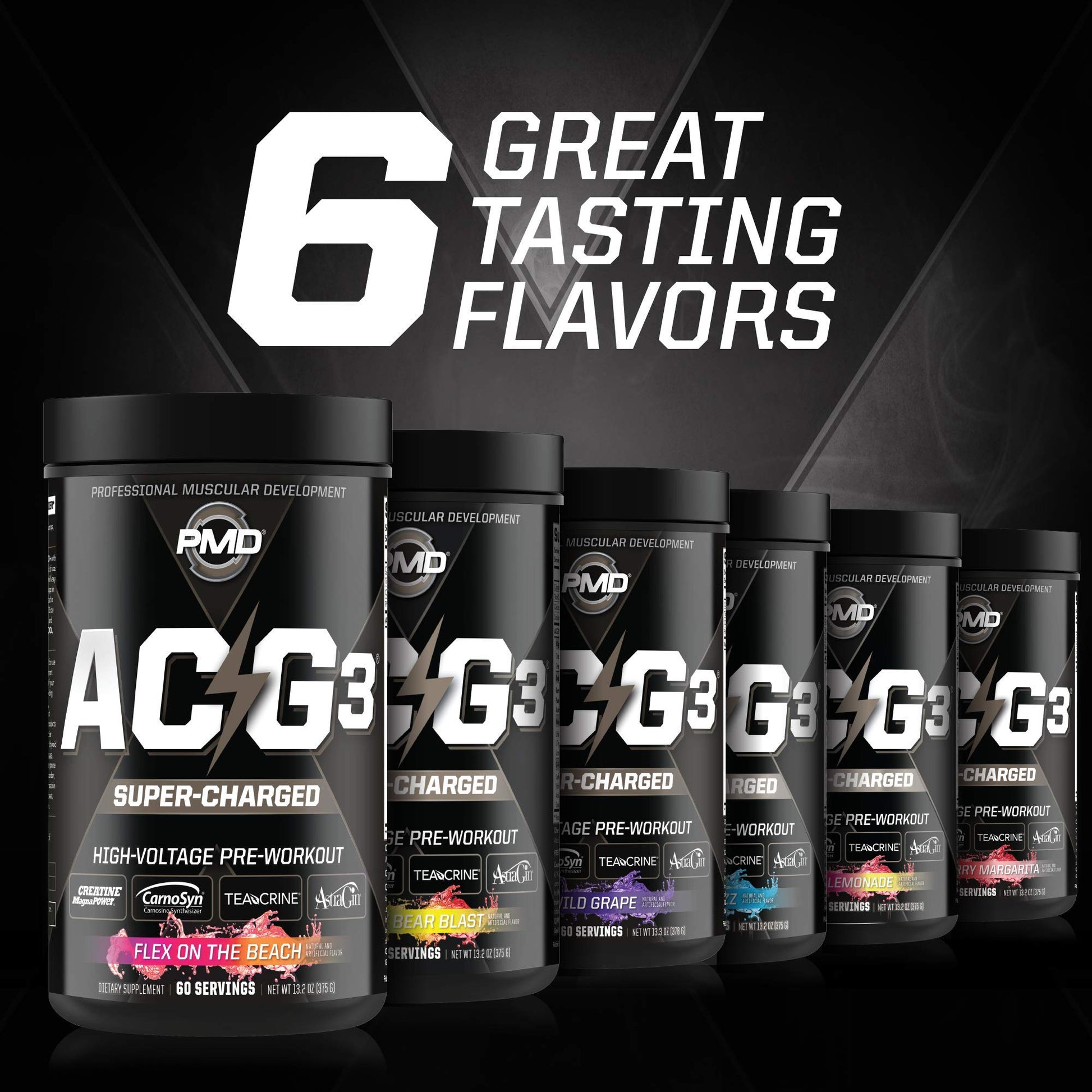 PMD Sports ACG3 Supercharged - Pre Workout - Powerful Strength, High Energy, Maximize PMD uk supplements