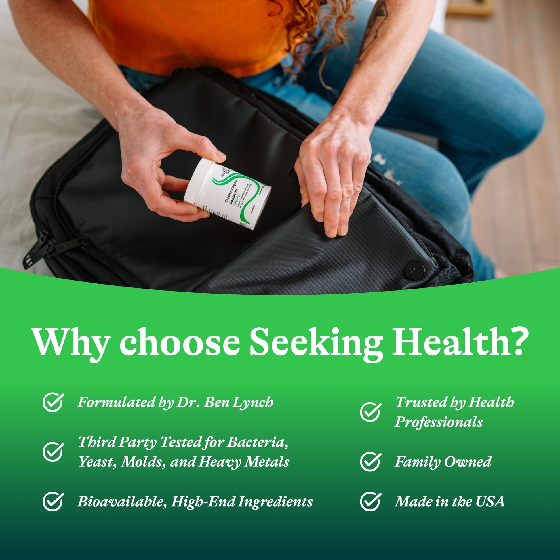 Seeking Health Saccharomyces Boulardii - Gentle Digestive Support for Healthy Bowel Movements* - Supports a Good GI Tract Environment & Microbiome While Traveling* Seeking Health uk supplements