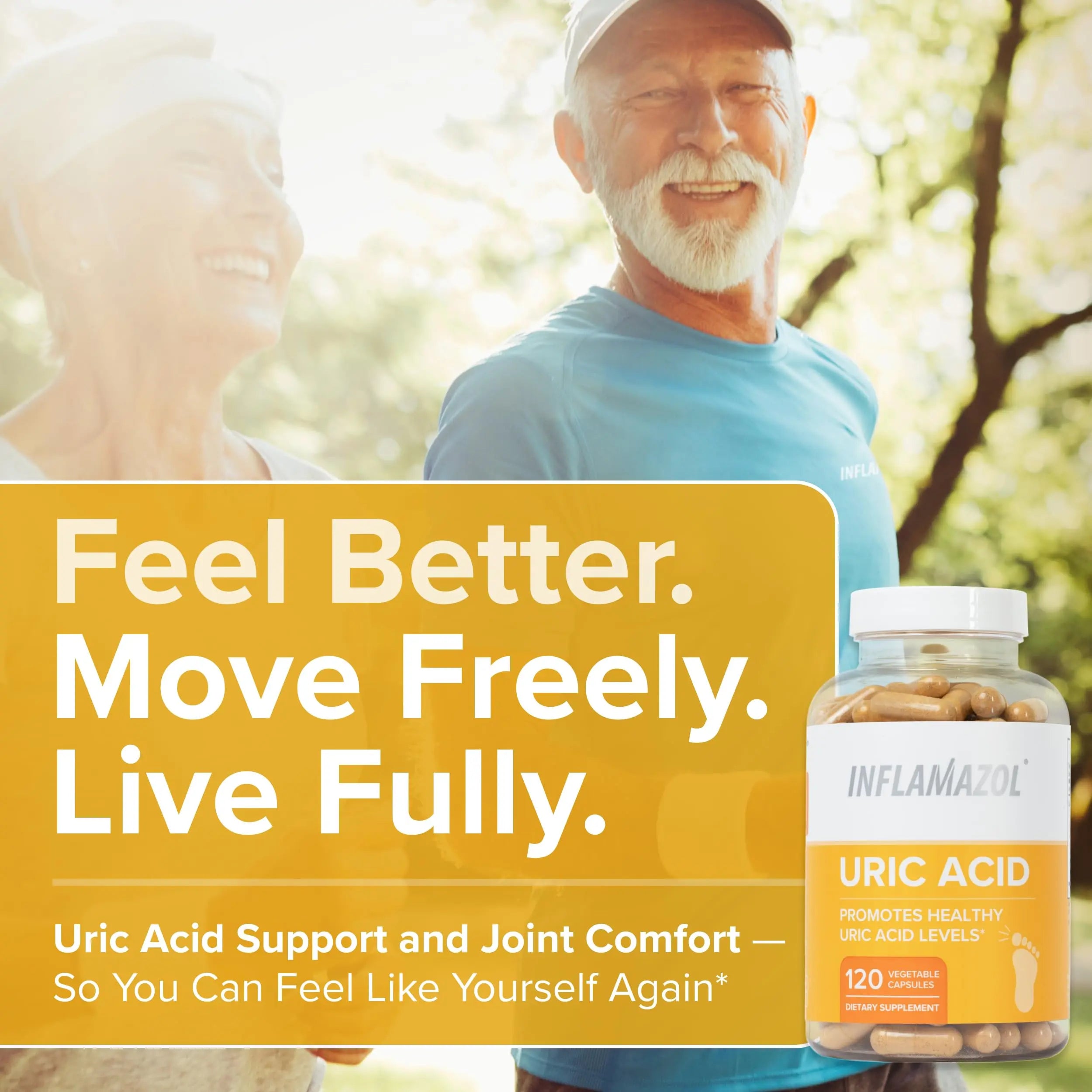 Inflamazol Uric Acid Cleanse – Premium Uric Acid Flush with Tart Cherry, Turmeric & Celery Seed for Joint & Uric Acid Support – Joint Supplements for Men & Women – 120 Capsules Inflamazol uk supplements
