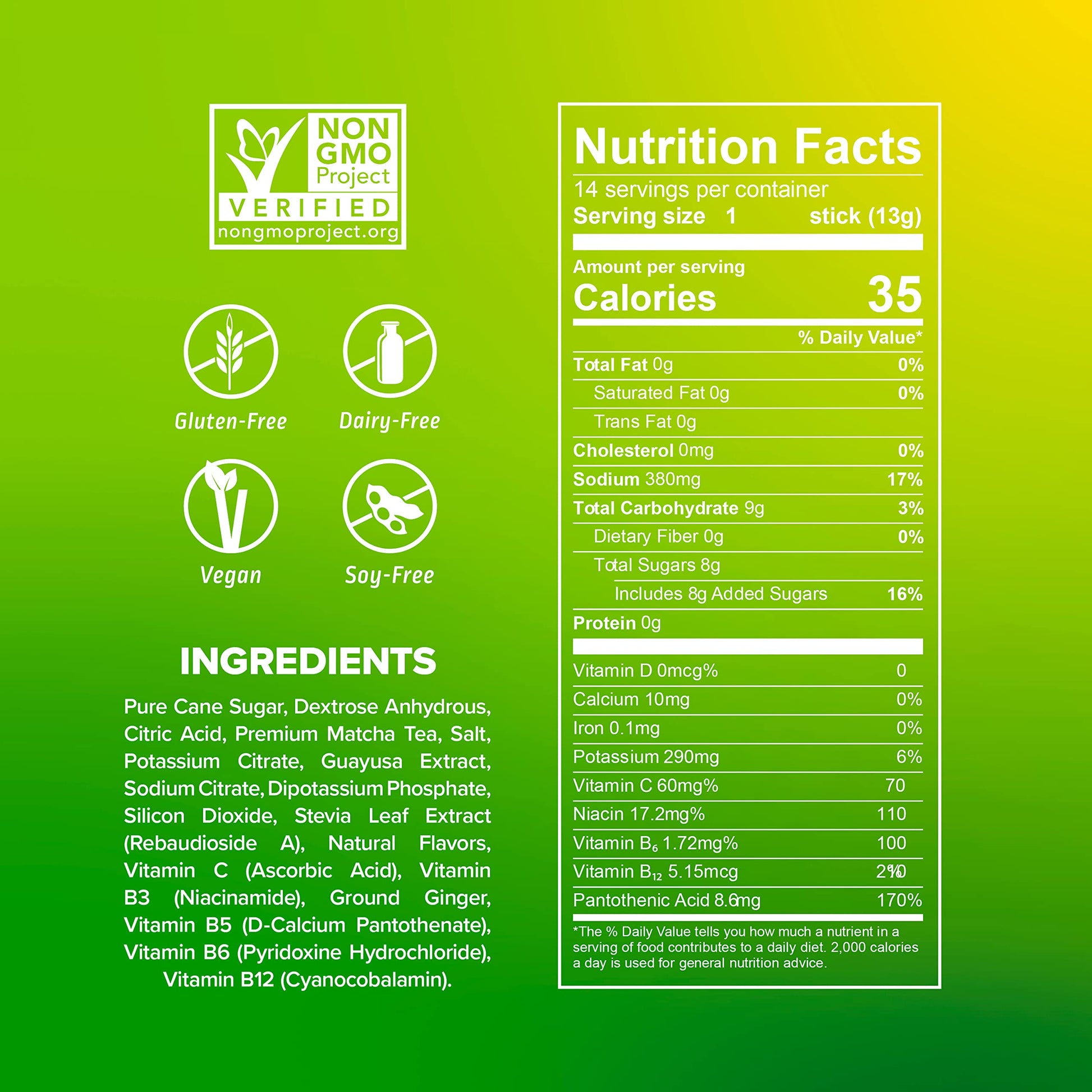 Liquid I.V. Hydration + Energy Multiplier - Lemon Ginger - Hydration Powder Packets Liquid I.V. uk supplements