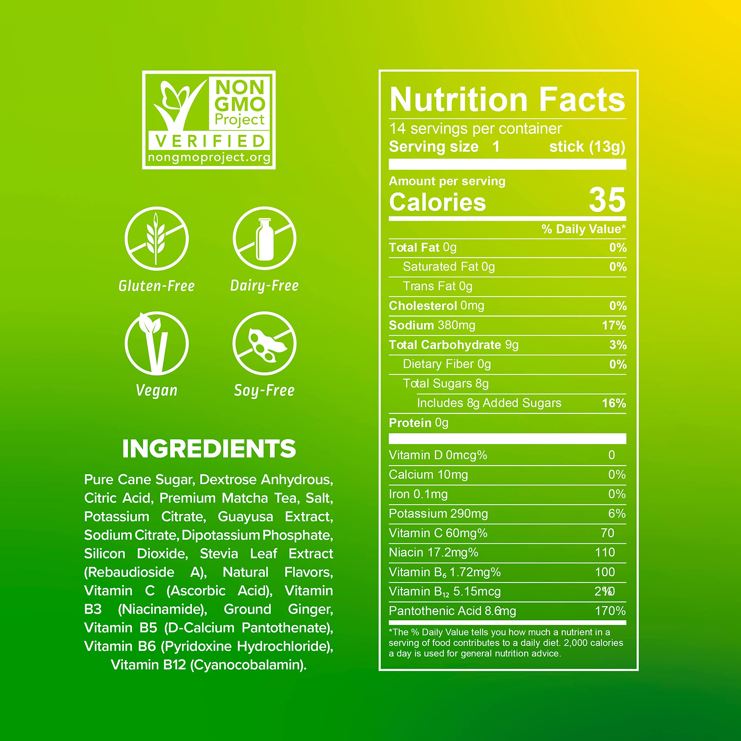 Liquid I.V. Hydration + Energy Multiplier - Lemon Ginger - Hydration Powder Packets Liquid I.V. uk supplements