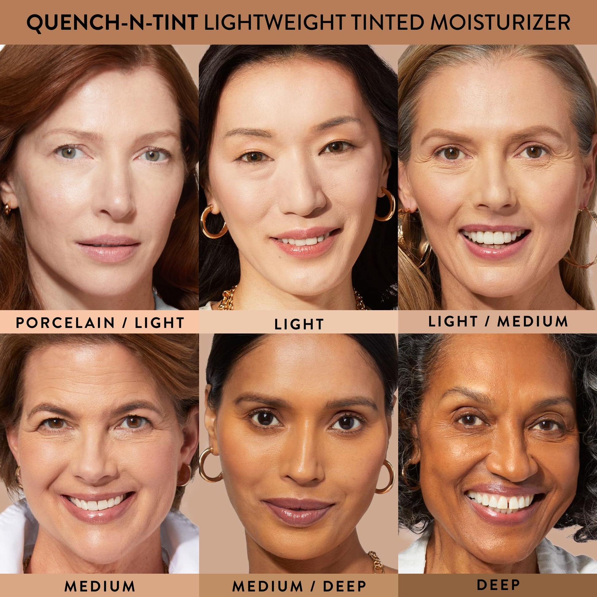 LAURA GELLER NEW YORK Quench-n-Tint Tinted Moisturizer - Sheer to Light Buildable Coverage - Natural Glow Finish - Lightweight Formula with Hyaluronic Acid, 04 Medium LAURA GELLER NEW YORK uk supplements