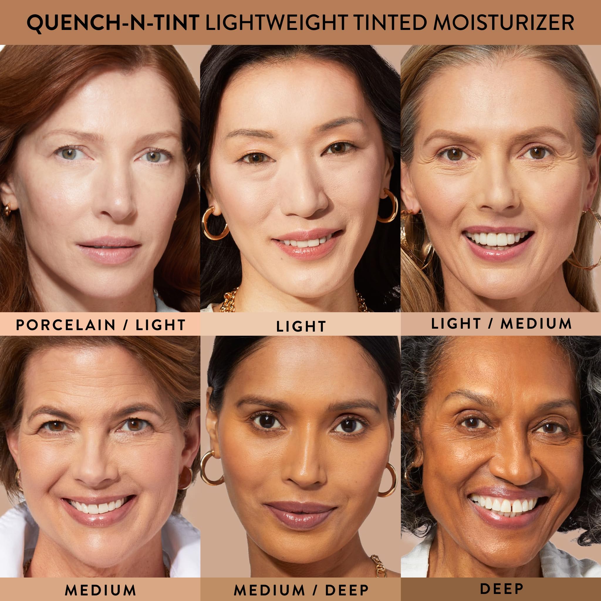 LAURA GELLER NEW YORK Quench-n-Tint Tinted Moisturizer - Sheer to Light Buildable Coverage - Natural Glow Finish - Lightweight Formula with Hyaluronic Acid, 04 Medium LAURA GELLER NEW YORK uk supplements