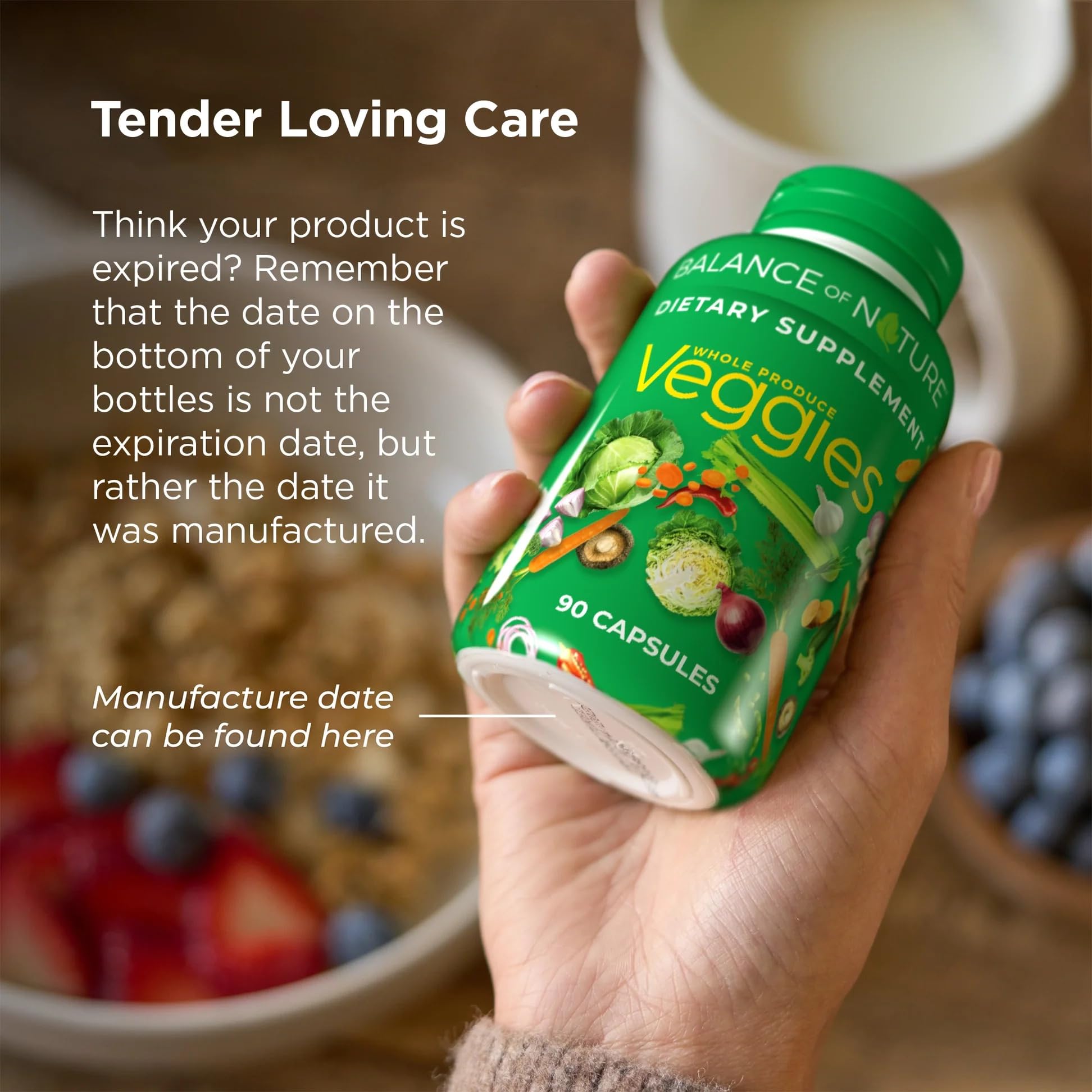 Balance of Nature Whole Health System - Whole Food Fruits & Veggies and Fiber & Spice Supplements - 30 Servings Each Balance of Nature uk supplements