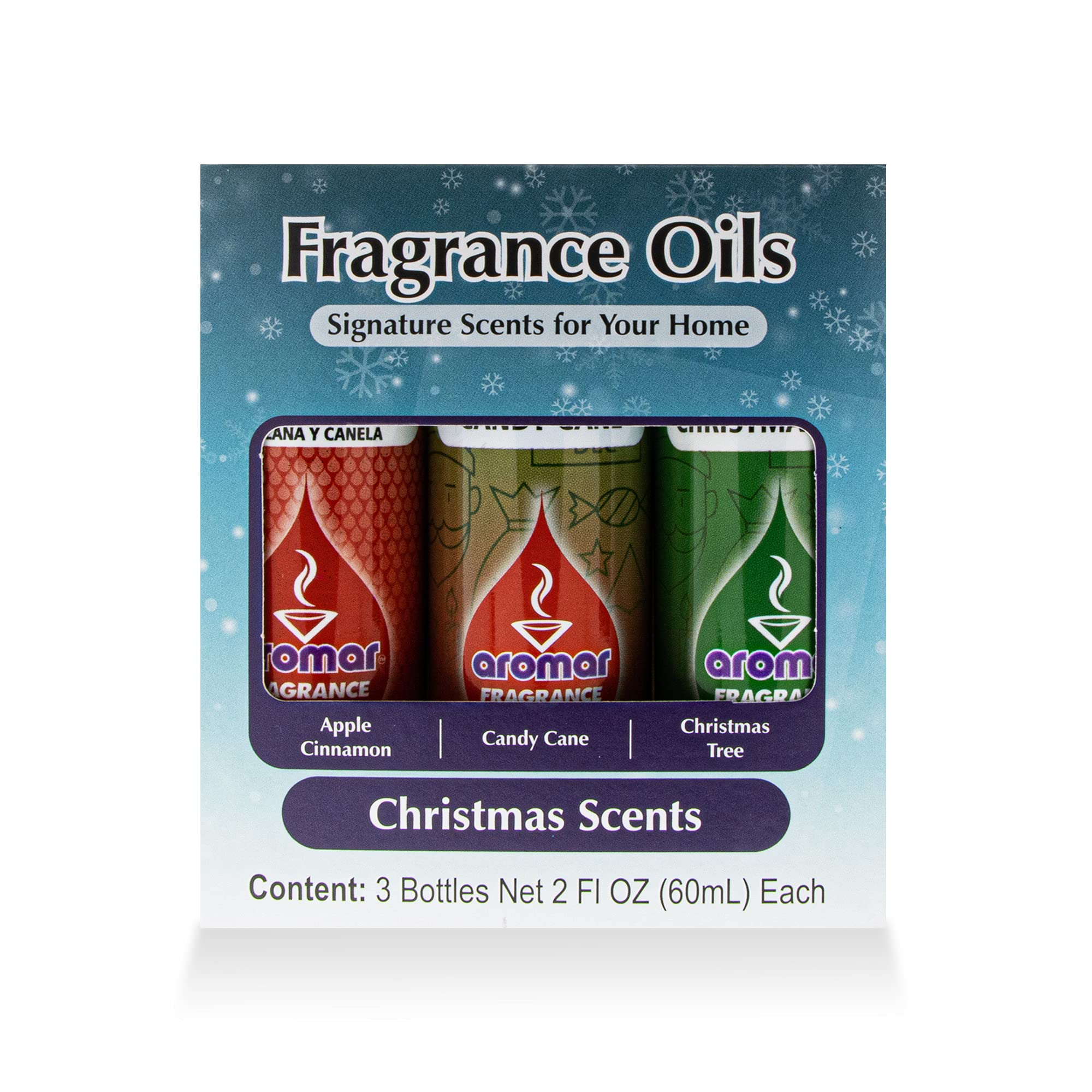 AROMAR Premium Fragrance Oil, 2oz Bottle 3 Pack Long Lasting Aromatic Scent, Fresh and Revitalizing Aromar uk supplements