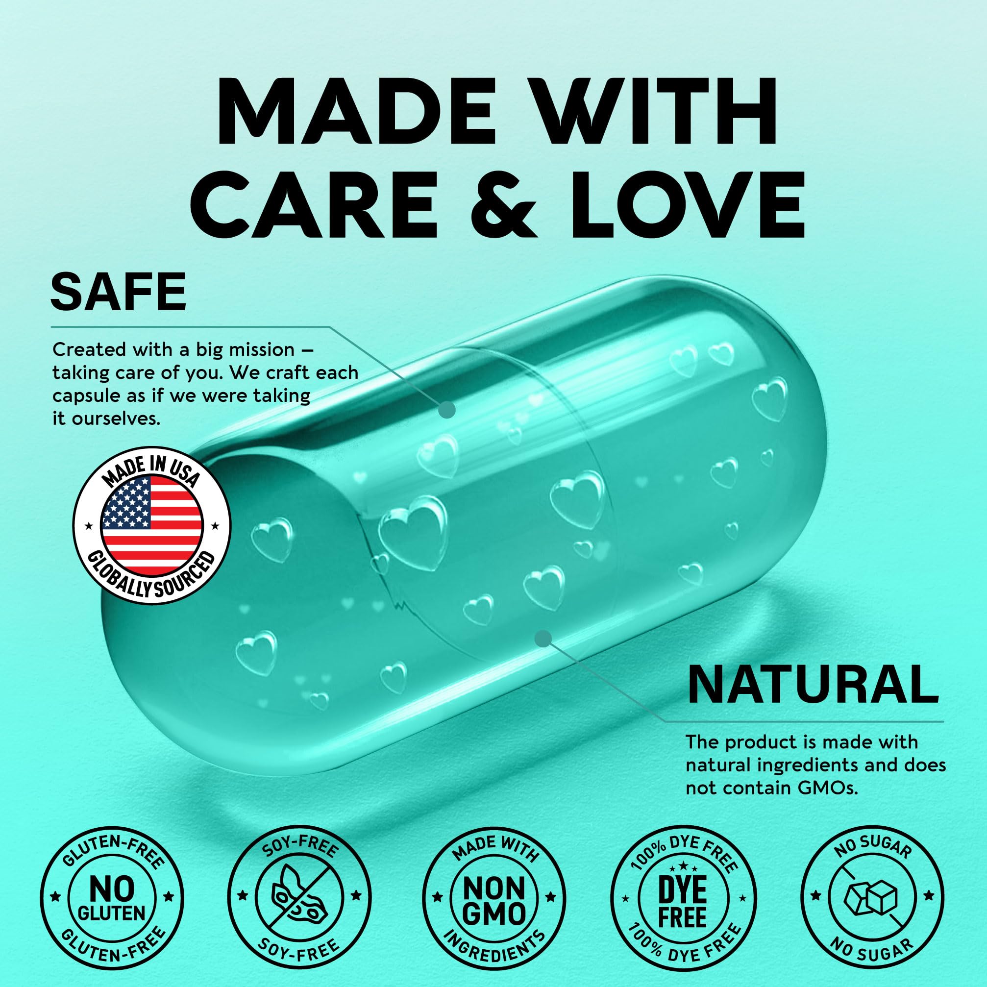 Irish Sea Moss Capsules - Made with Organic Sea Moss, Bladderwrack & Burdock Root - Made in USA - Advanced Superfood - Natural Multi Supplements Blend - Immunity & Energy Support - 90 Vegan Capsules NUTRAHARMONY uk supplements