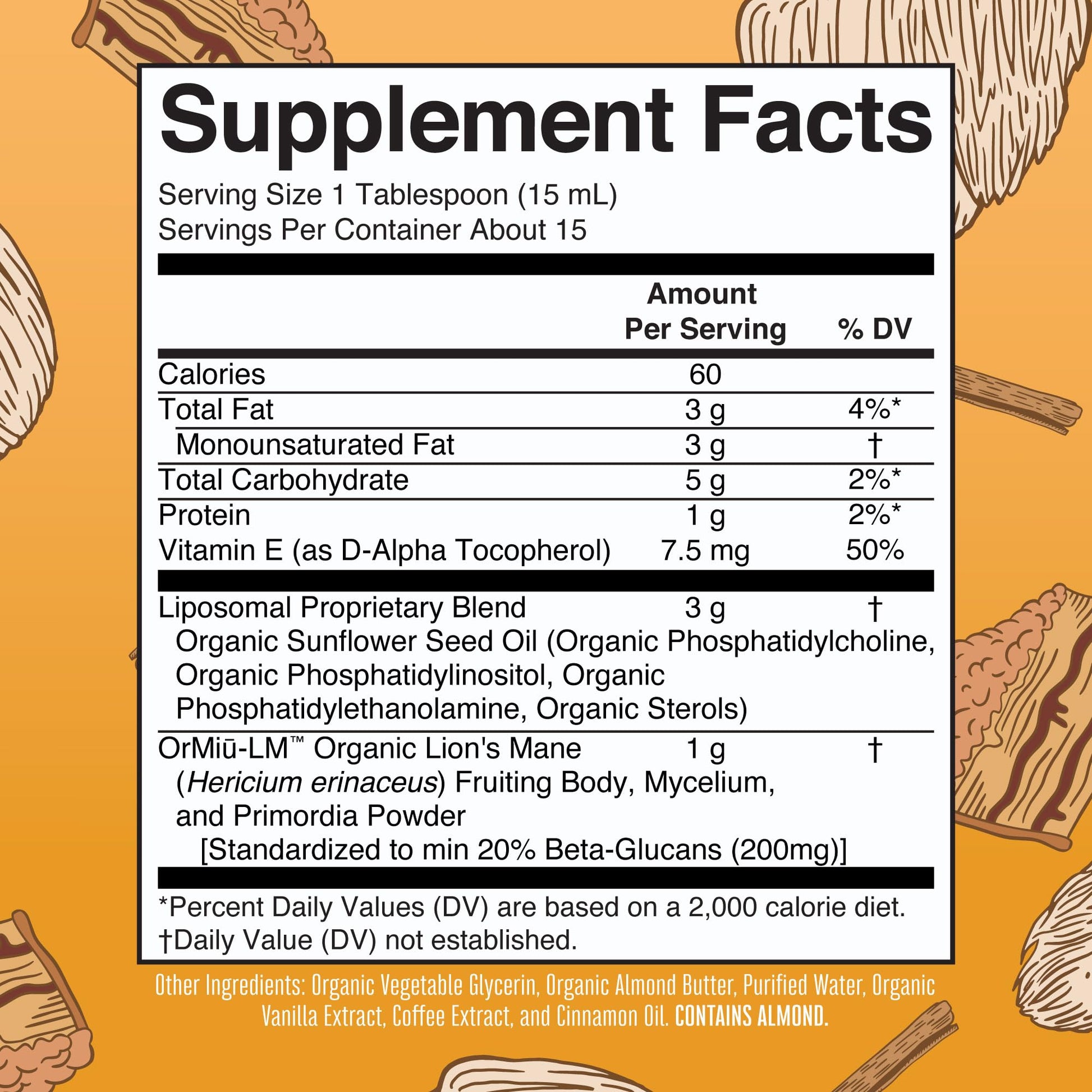 MaryRuth Organics Lions Mane Supplement | Ultra Absorption Liposomal | Full Spectrum Lion's Mane Mushroom | 200mg Beta-Glucans Per Serving | USDA Organic | Vegan | 7.6 oz | 15 Servings MARYRUTH'S uk supplements
