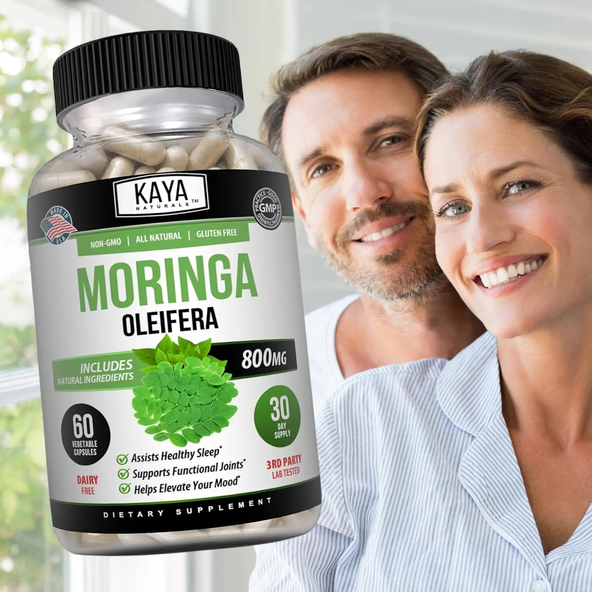 Kaya Naturals Moringa Leaf Extract - Complete Greens Superfood Supplement - Pure Miracle Tree Moringa - Boost Energy Naturally Kaya Naturals uk supplements