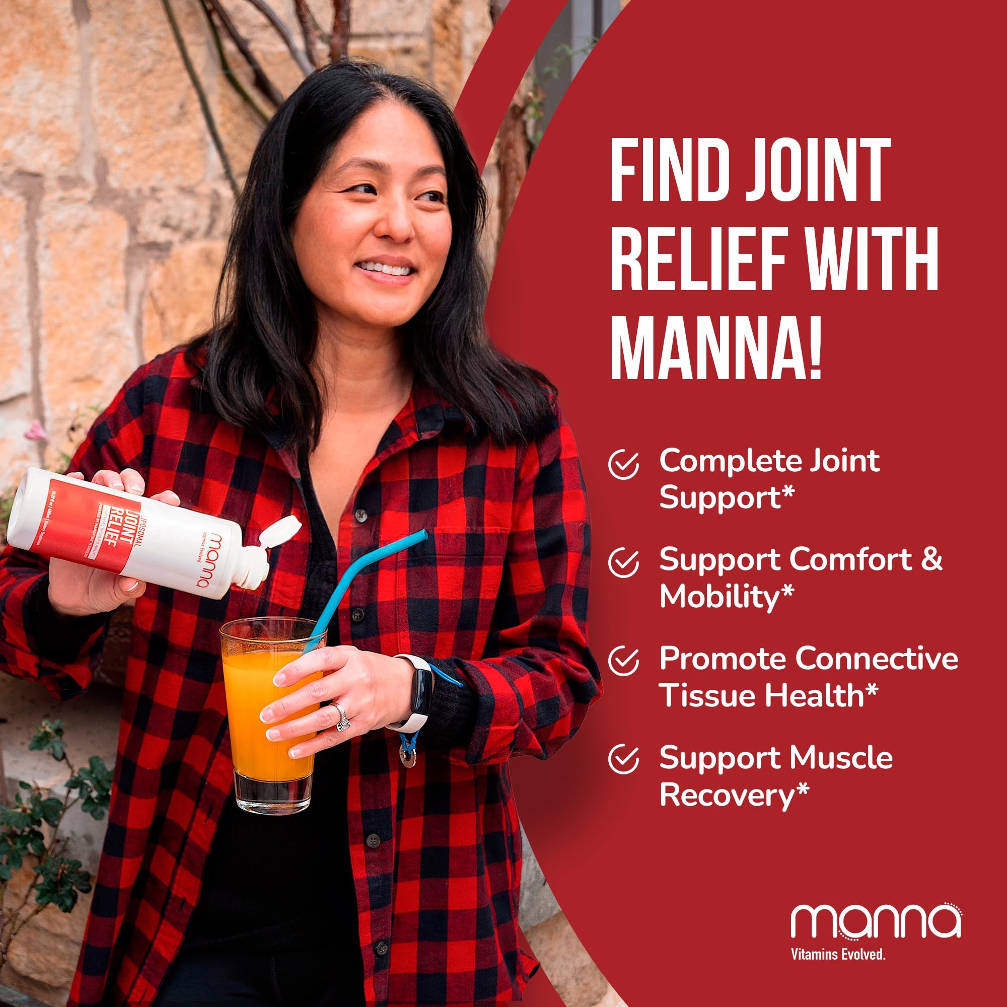 Manna Vitamins Evolved Liposomal Joint Relief Supplement for Women, Men Includes Curcumin, Glucosamine, Chondroitin, Quercetin for Joint Health, Swelling, Aches, Increase Range of Motion, Mobility Manna Vitamins Evolved uk supplements