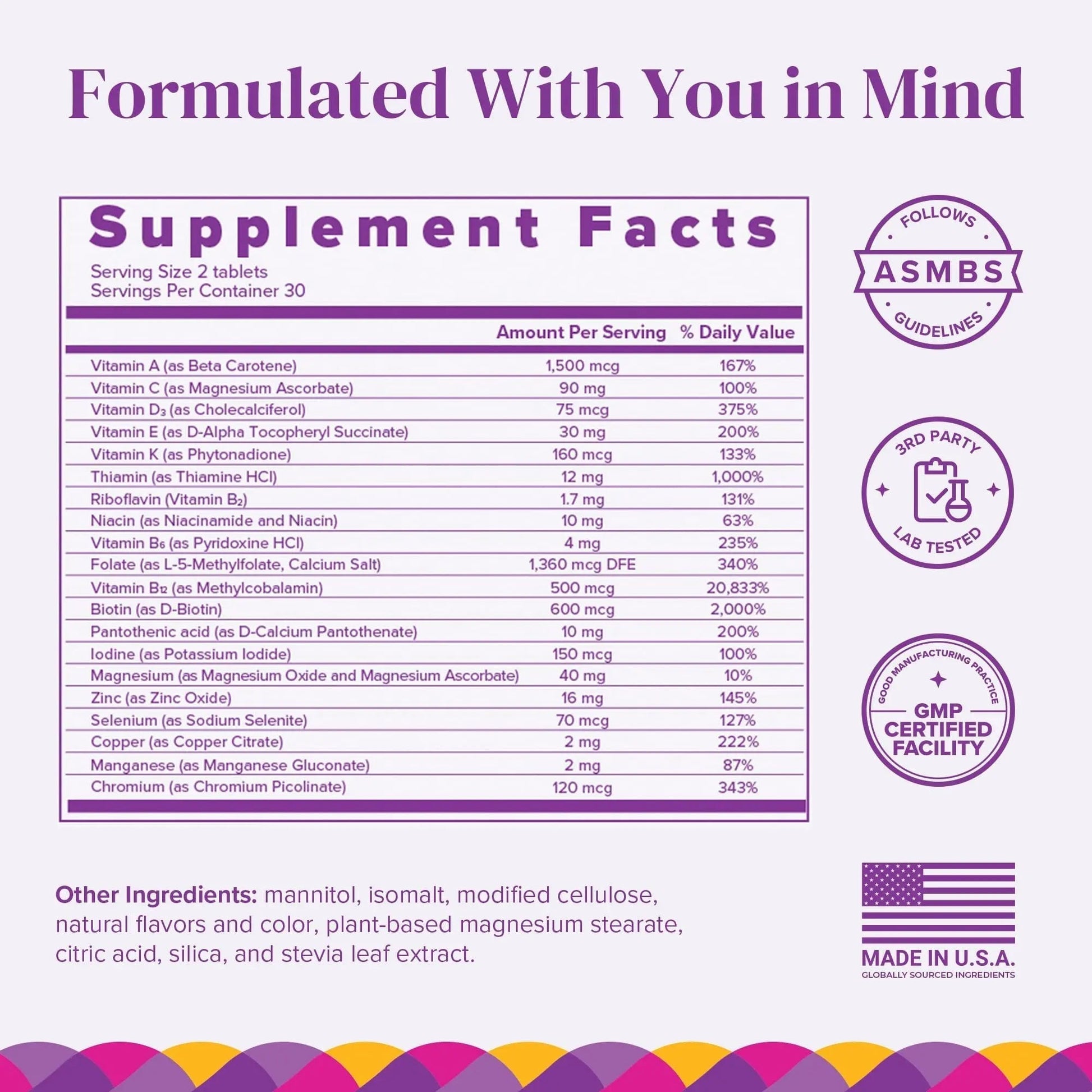 BariMelts Multivitamin, 60 Fast-Dissolving Tablets (1-Month Supply), Sugar-Free Bariatric Multivitamin for Women, Natural Fruit Flavor BariMelts uk supplements