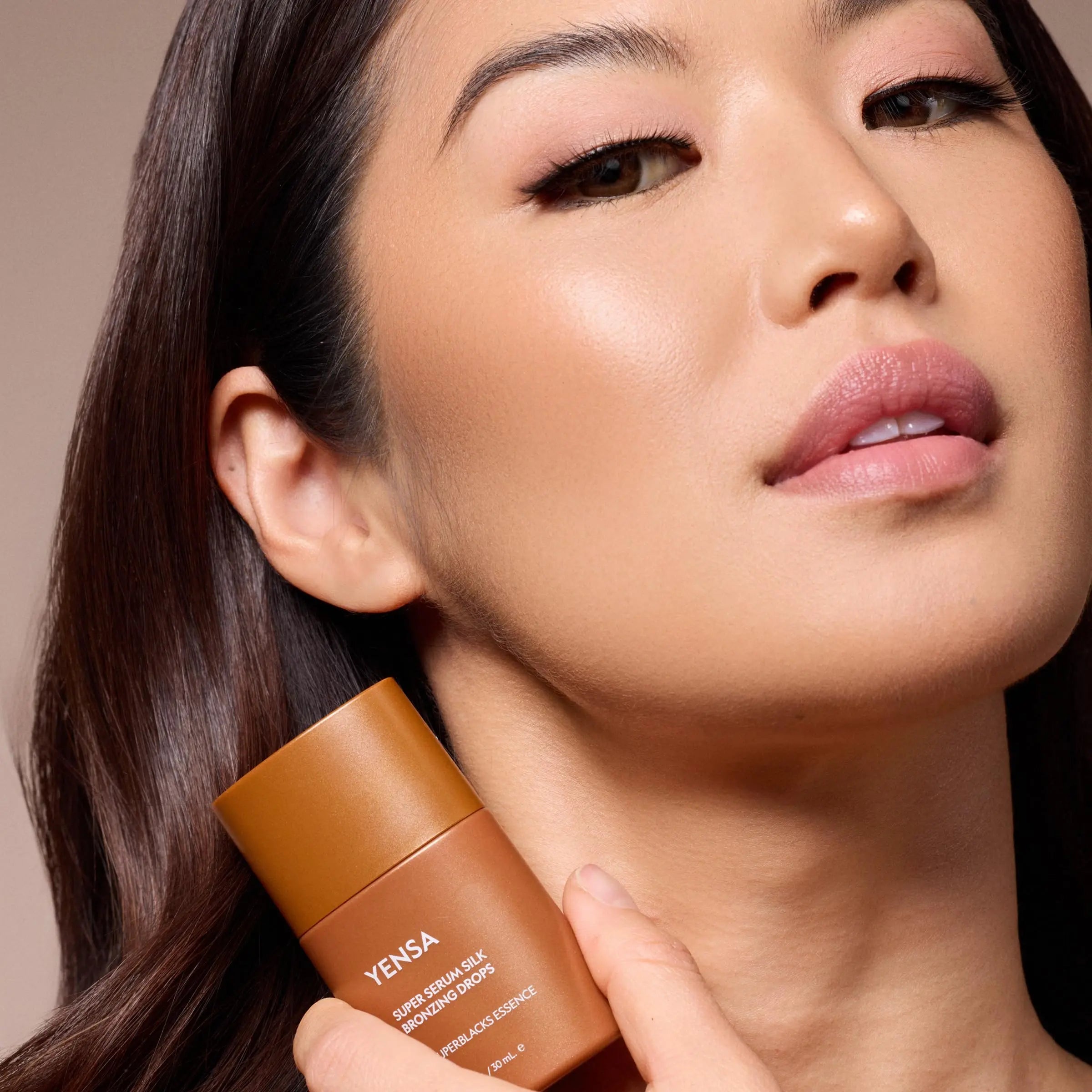 YENSA Super Serum Silk Bronzing Drops for Face - Liquid Bronzer Drops Enriched with Bakuchiol, Ferulic Acid & Super Oils - Hydrates & Nourishes with a Subtle Shimmer Finish - Universal Shade (1 Fl oz) YENSA uk supplements