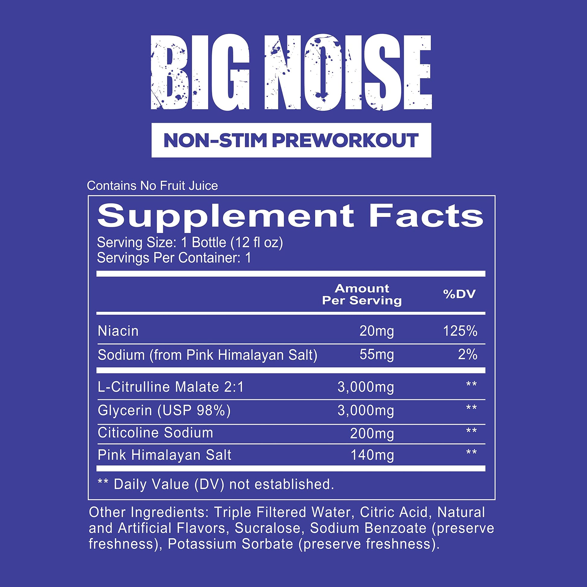 REDCON1 Big Noise RTD Pre Workout Drink, Rainbow Candy - Caffeine-Free Ready-to-Drink REDCON1 uk supplements