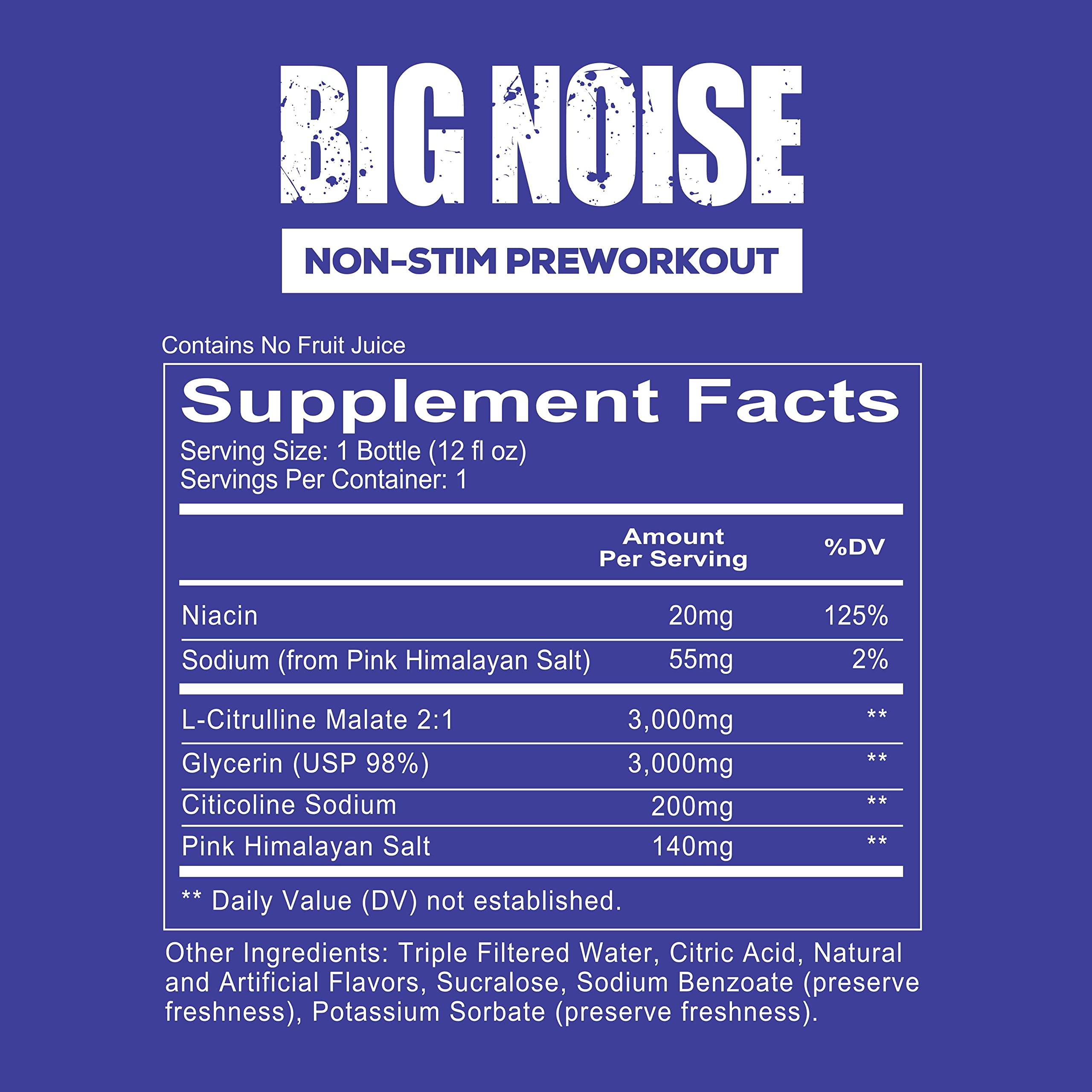 REDCON1 Big Noise RTD Pre Workout Drink, Rainbow Candy - Caffeine-Free Ready-to-Drink REDCON1 uk supplements