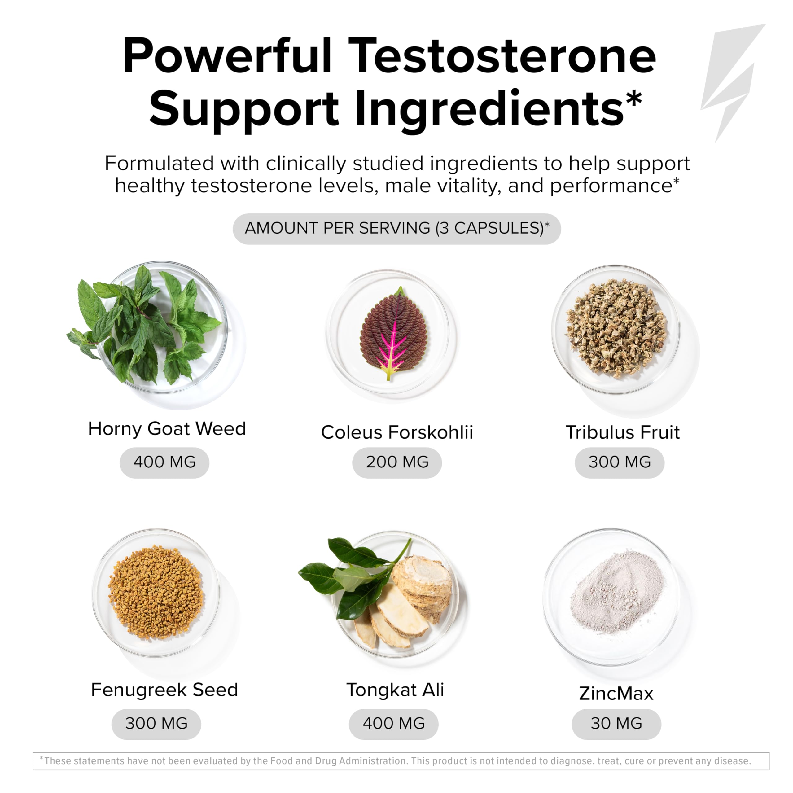 InnoSupps T-Drive Magnum Testosterone Booster Enhance Peak Performance Amplify Muscle Growth, Increase Libido & Energy Levels, Horny Goat Weed Tongkat Ali, Zinc, Fenugreek, Fat Burner 90 Caps/30 Days InnoSupps uk supplements