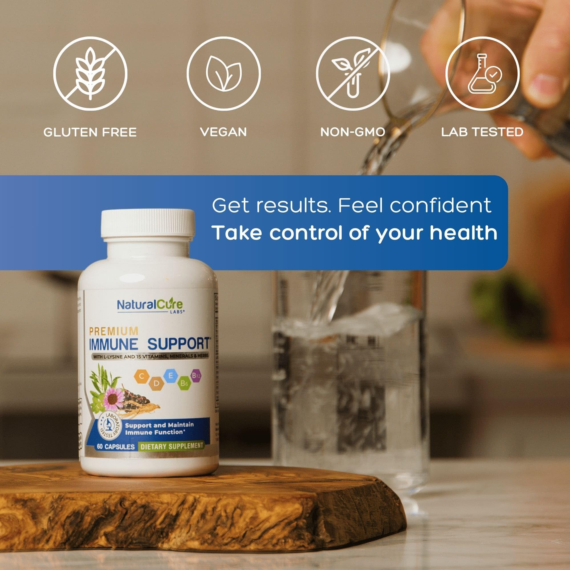 Natural Cure Labs Premium Immune Support Natural Cure Labs uk supplements