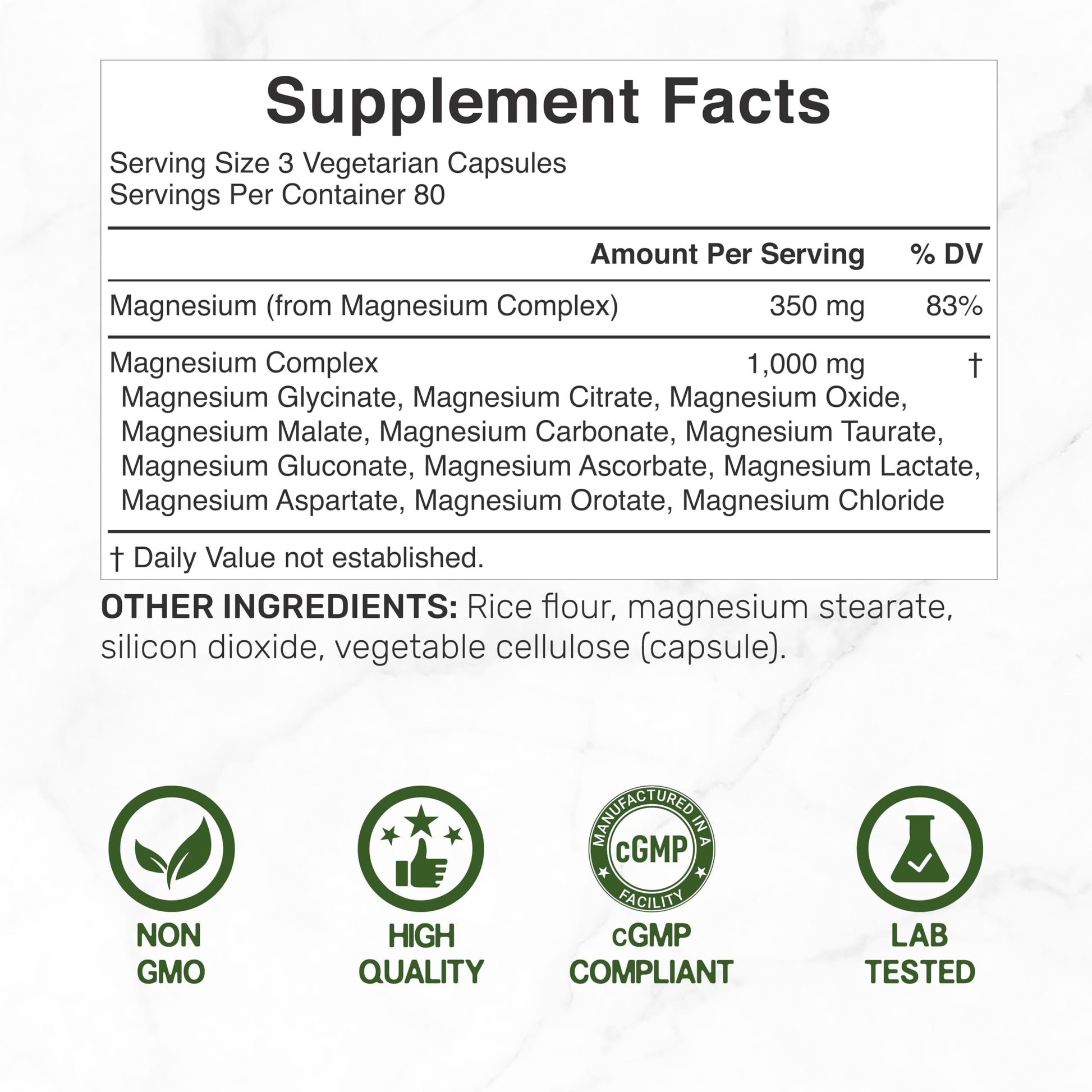 12‑in‑1 Magnesium Complex for Women 1,000 mg, 240 Vegetarian Capsules | Magnesium Glycinate, Citrate, Malate, Taurate, Orotate, Oxide & More | Chelated & Purified for Better Absorption DEAL SUPPLEMENT uk supplements