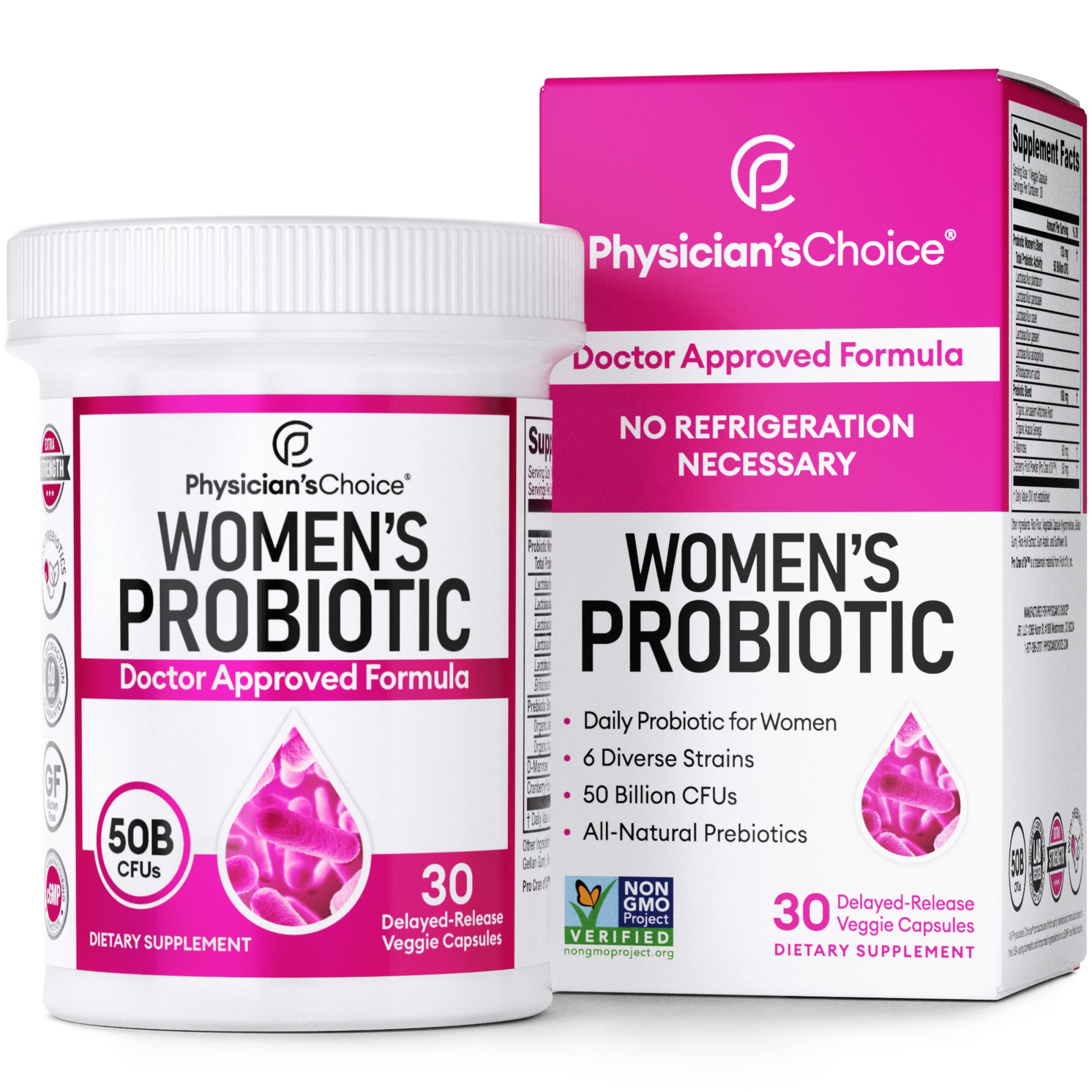 Physician's CHOICE Feminine Power Duo Bundle - Vaginal Probiotic + Womens Probiotic Physician's CHOICE uk supplements