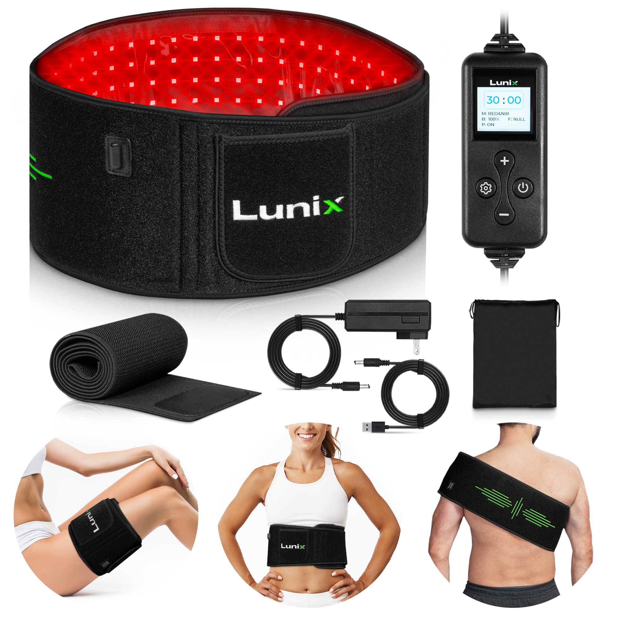 Lunix LX16 Red Light Therapy Belt, Near Infrared Light and Red Light Therapy to Improve Circulation Lunix uk supplements