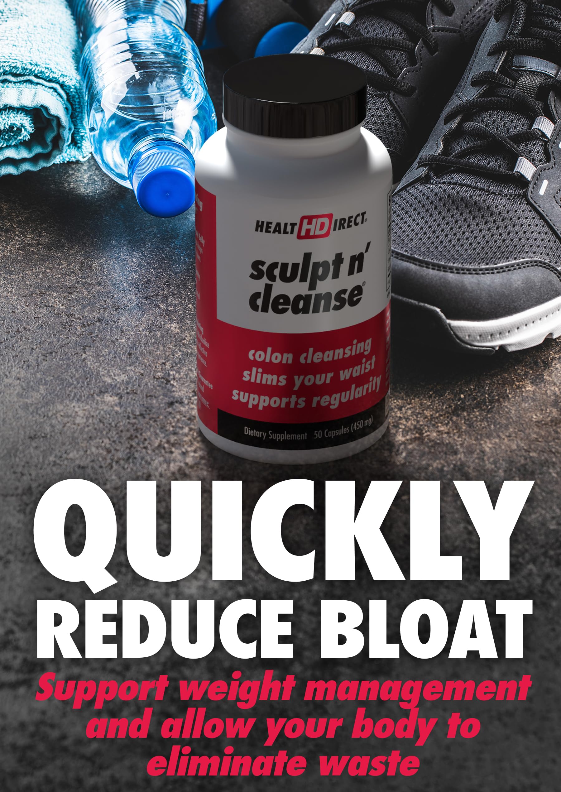 HEALTH DIRECT Sculpt n' Cleanse - Herbal Colon Cleanse for Digestive Health & Regularity HEALTH DIRECT uk supplements