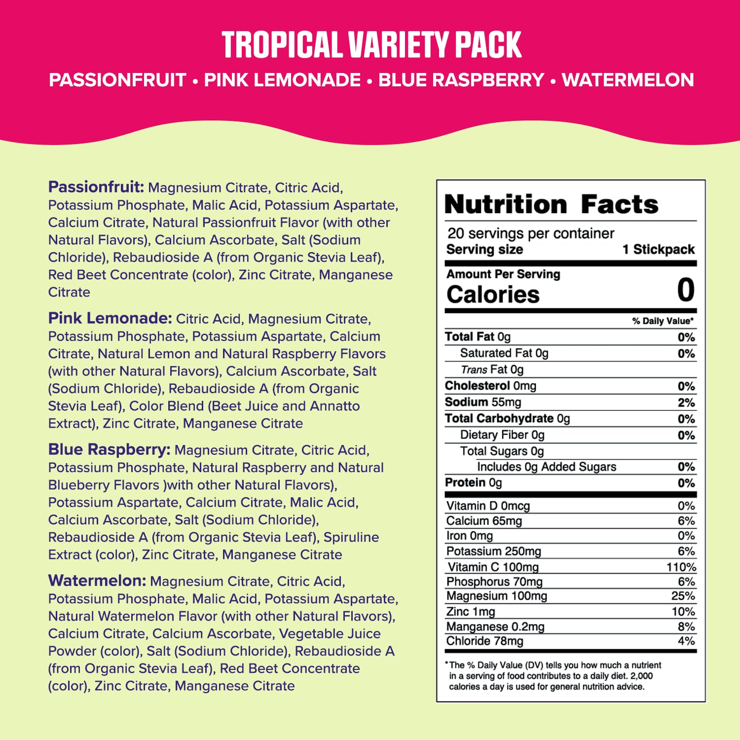 Ultima Replenisher Daily Electrolyte Drink Mix – Tropical Variety, 20 Stickpacks – Hydration Ultima Replenisher uk supplements