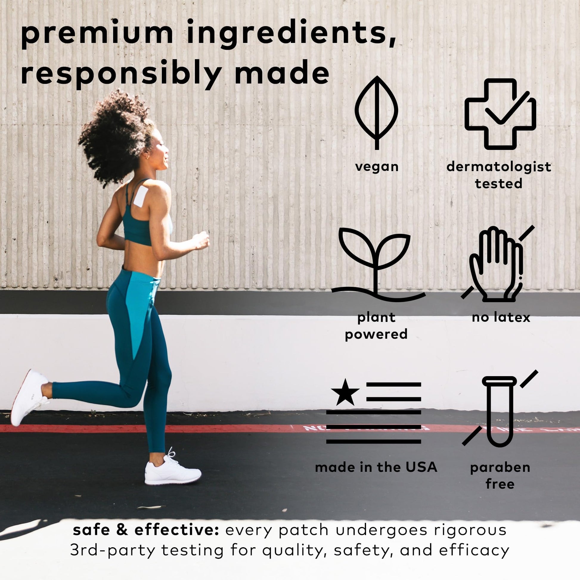 The Good Patch Muscle Pain Relief Patches, Natural Patch with Menthol, Lavender, Arnica and Aloe Vera, Sustained Release, Plant Powered Wearable Wellness, For Back, Neck, Arms, Legs (16 Total Patches) The Good Patch uk supplements