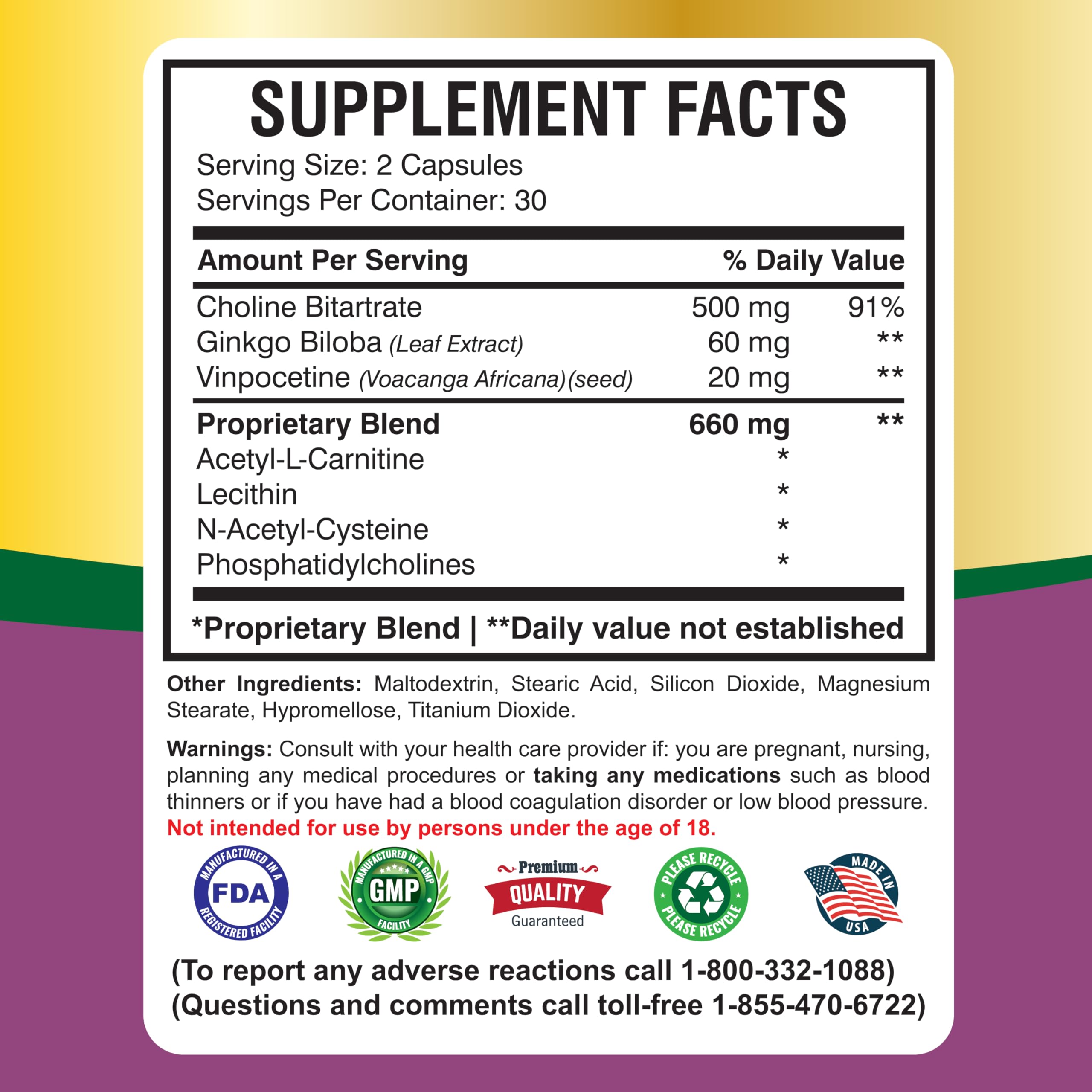 America Medic & Science Cavintona Advanced Supplement – Vinpocetine 20mg for Memory, Recall & Brain Health – Supports Cognitive Function, Focus, Mental Clarity & Blood Flow – 60 Capsules America Medic & Science uk supplements