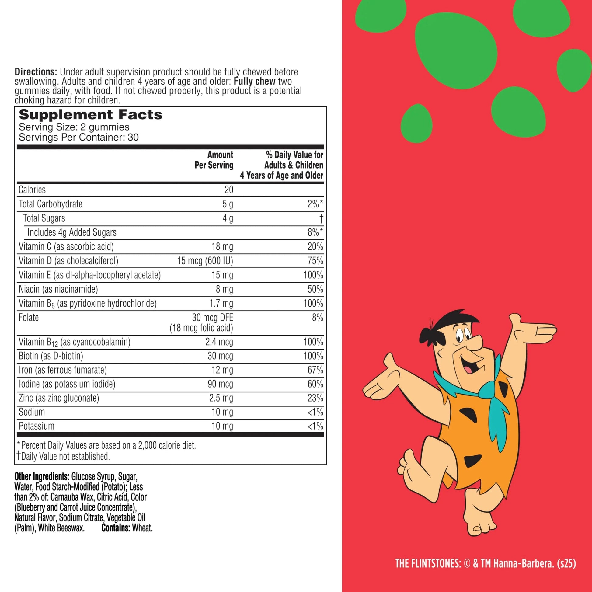 Flintstones Vitamins for Picky Kids + Iron, Kids Multivitamin Gummies with Vitamin C, D, E, B6 and Iron, Gummy Vitamins, Grape Flavored, 60 Gummies Flintstones Vitamins uk supplements