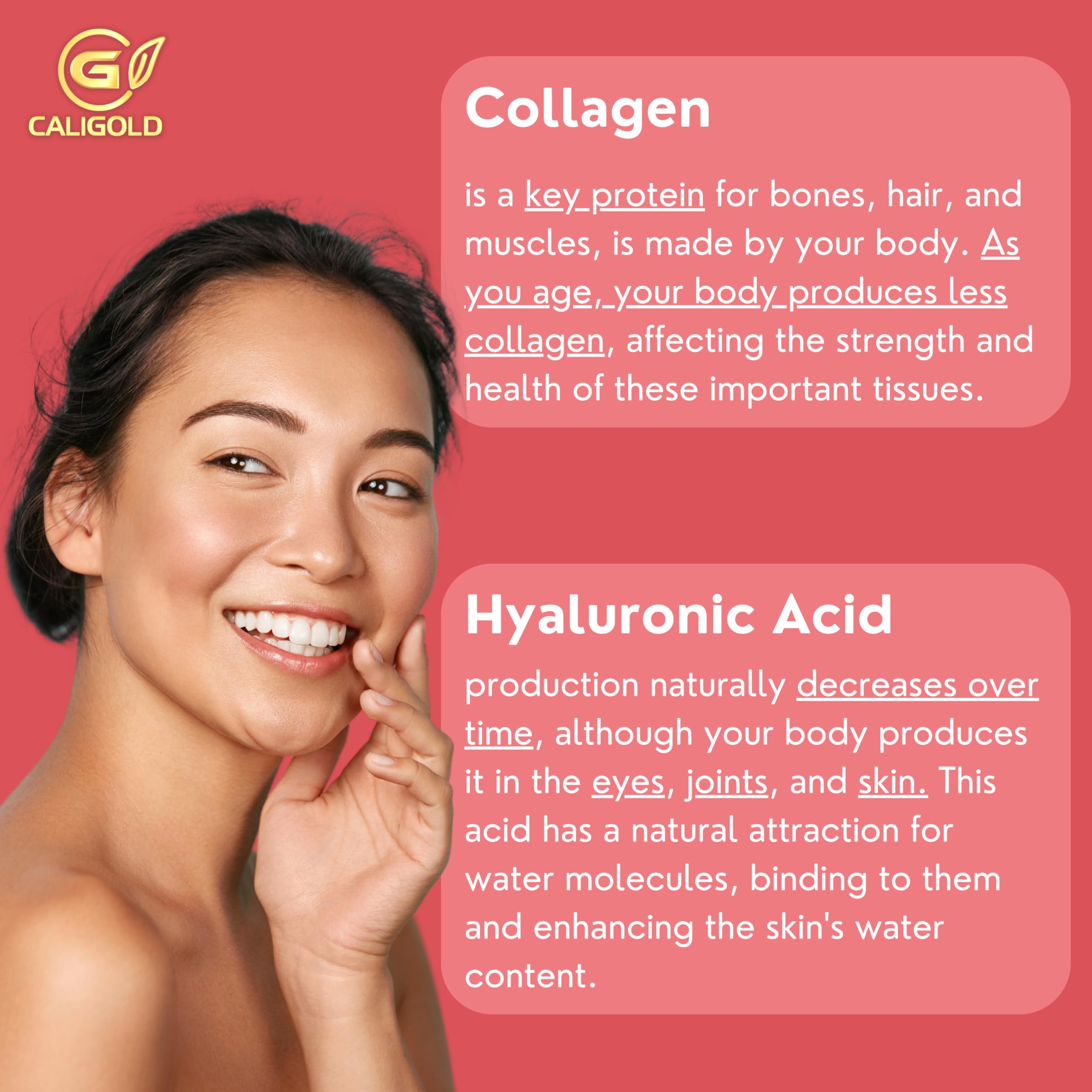 CALIGOLD Health Super Marine Collagen Liquid - Excellent for Hair, Skin, Nails and Joints CALIGOLD uk supplements