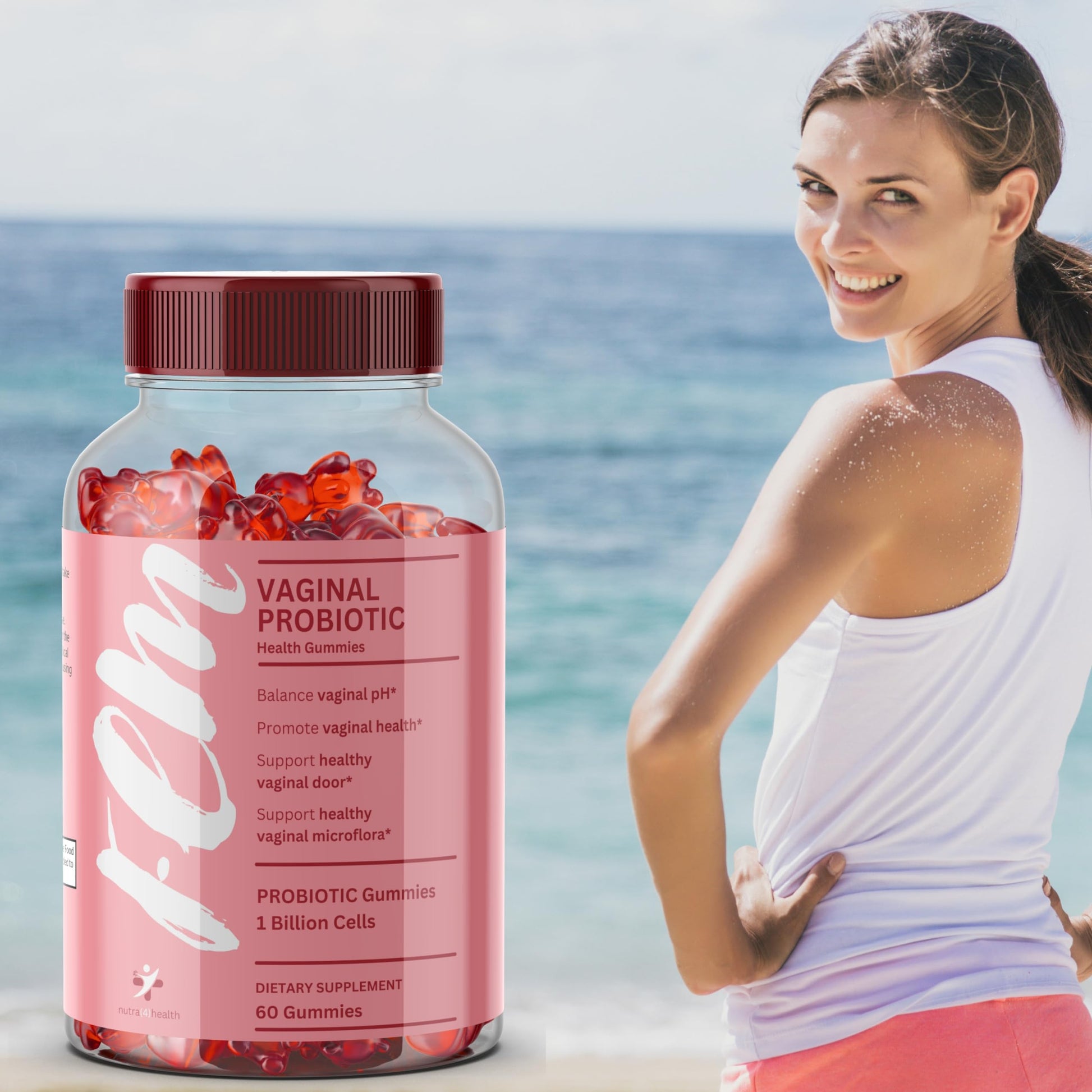 FEM Vaginal Probiotic Gummies for Women - Promotes pH Balance, Healthy Vaginal Odor & Urinary nutra4health uk supplements