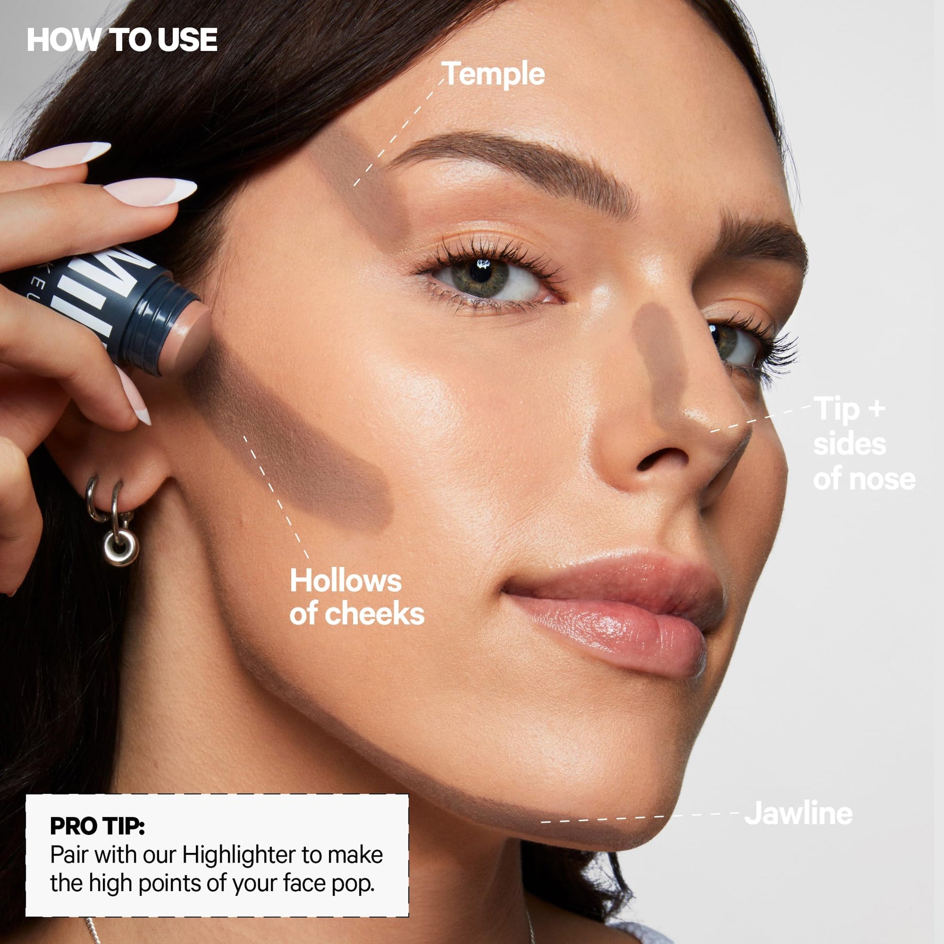 Milk Makeup Sculpt Stick – Cool-Toned Cream Contour Stick Adds Depth, Dimension + Shape for Natural-Looking Shadows – Hydrating, Buildable Formula w/Thyme Extract – Toasted (Fair to Light), 0.19 oz Milk Makeup uk supplements