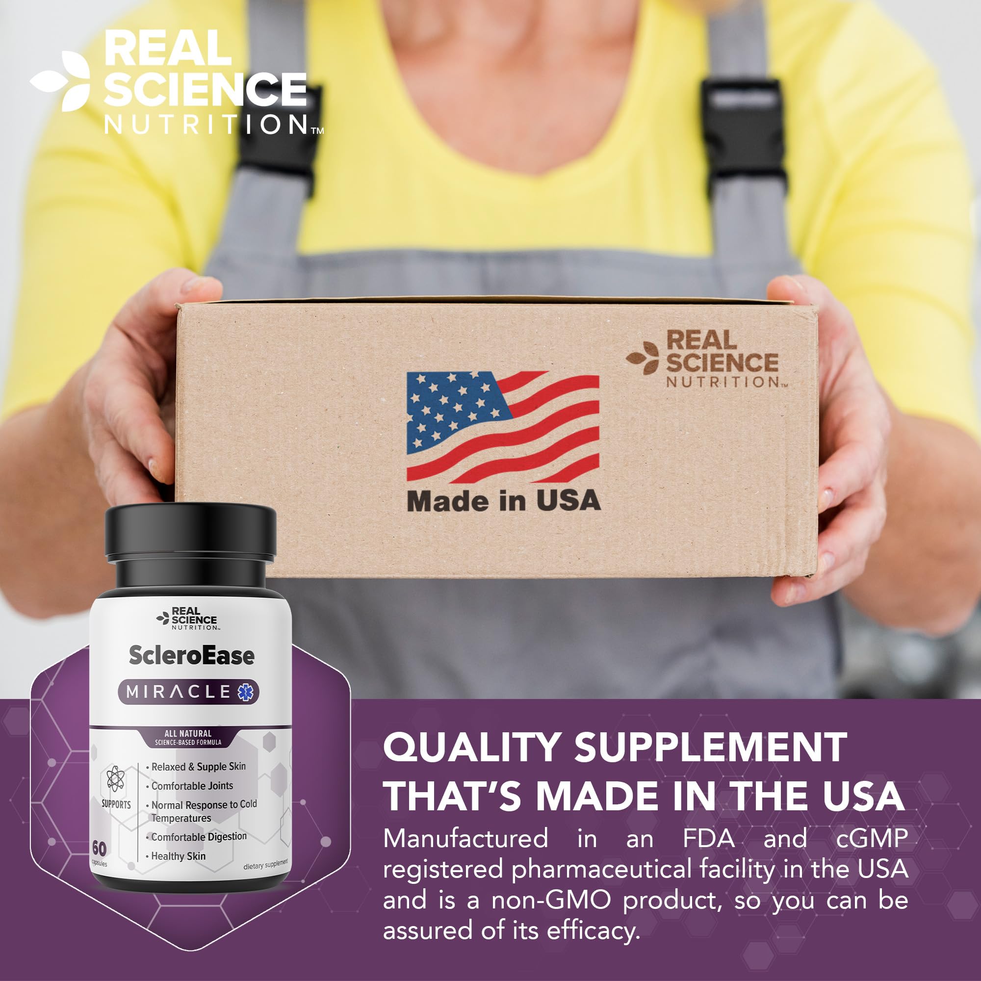 Real Science Nutrition ScleroEase Miracle Offers Relief to sufferers of Scleroderma, Supporting Flexible & Supple Skin, Comfortable Joint Movement, Comfortable Digestion, and Healthy Skin Real Science Nutrition uk supplements