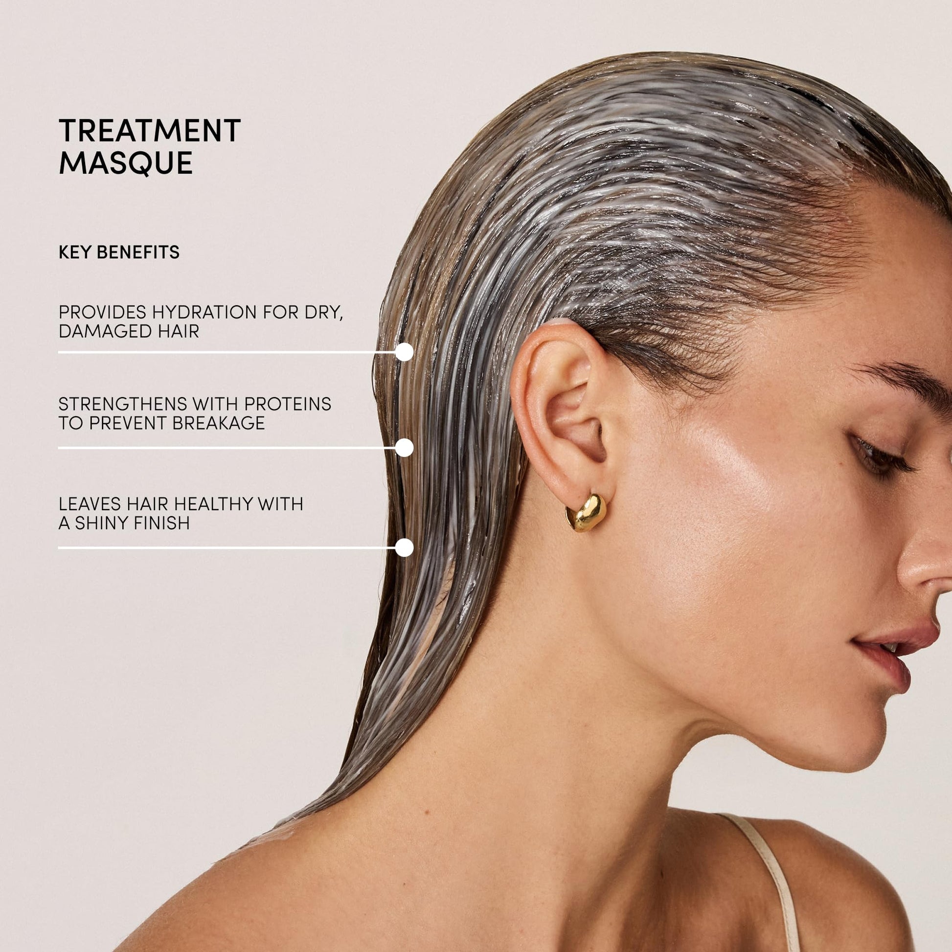 OUAI Fine to Medium Hair Treatment Masque - Hydrating Hair Mask to Help Repair Strands & Increase Shine - With Shea Butter, Keratin and Panthenol - Paraben, Phthalate & Sulfate Free (8 Fl Oz) OUAI uk supplements