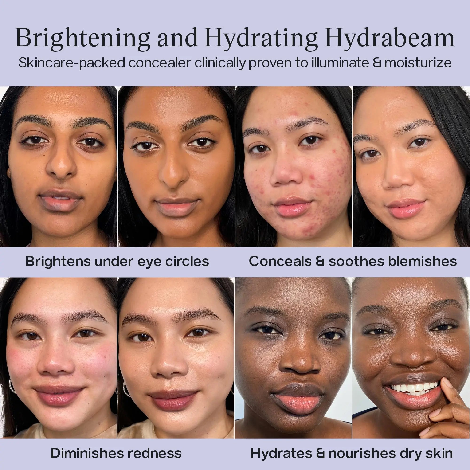 Saie Hydrabeam Under Eye Brightener - Sheer + Hydrating Concealer with Glycerin, Squalane + Cucumber Extract - Brightening Under Eye Concealer + Corrector for Even, Glowing Skin - Shade 6 (0.2 oz) Saie uk supplements