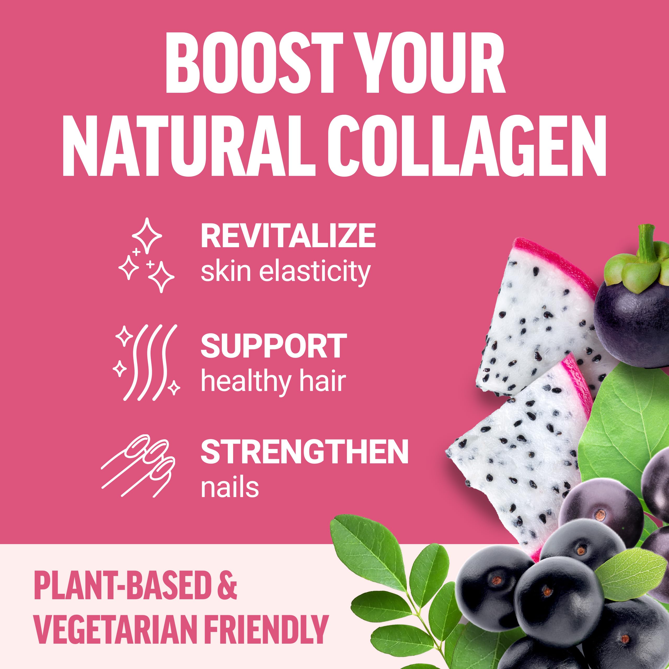 Force Factor Collagen Boosting Superfoods, Vegan Collagen Booster with Hyaluronic Acid, Biotin, Bamboo, Amino Acids & Vitamins for Hair, Skin, and Nails, Strengthener and Skin Supplement, 60 Capsules Force Factor uk supplements